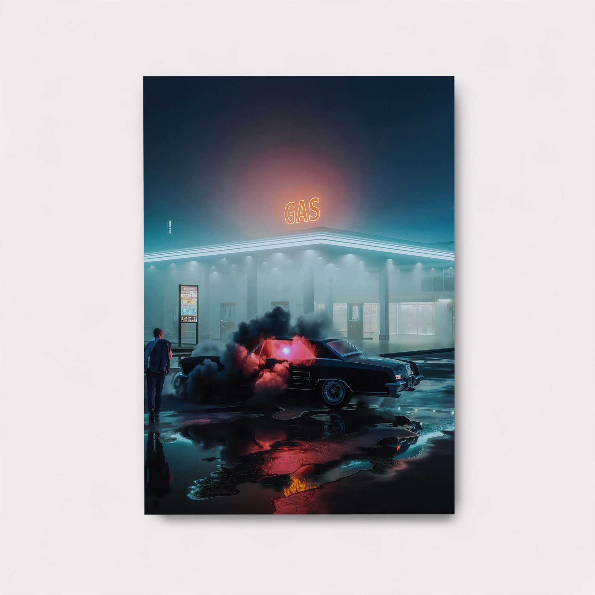 Explosive Night Safe Wall Magnetic / M