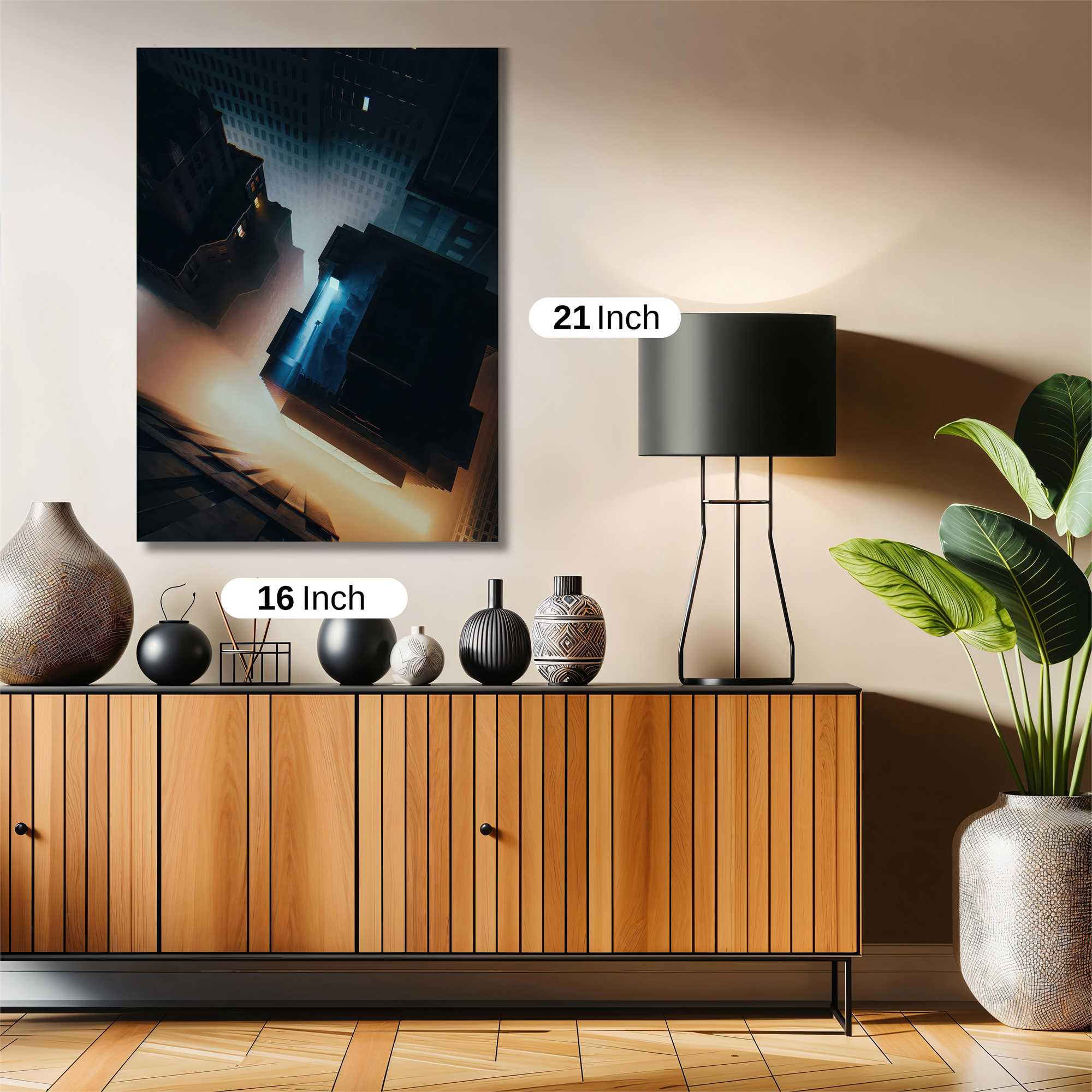 Cityscape Mystery Safe Wall Magnetic / M