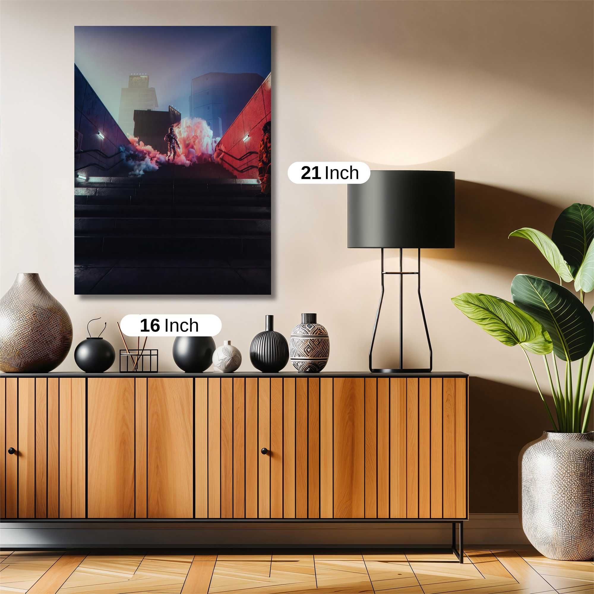 Neon Descent Safe Wall Magnetic / M