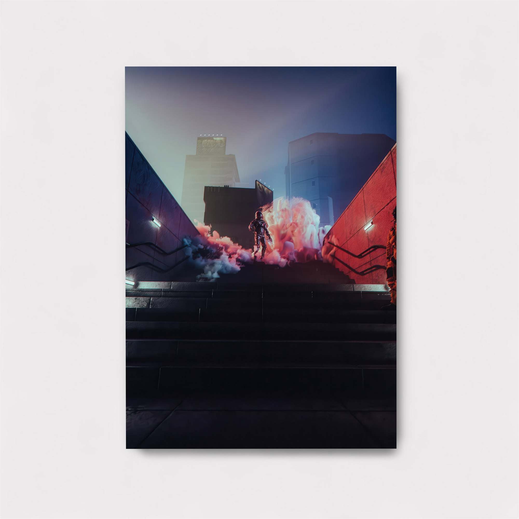 Neon Descent Safe Wall Magnetic / M