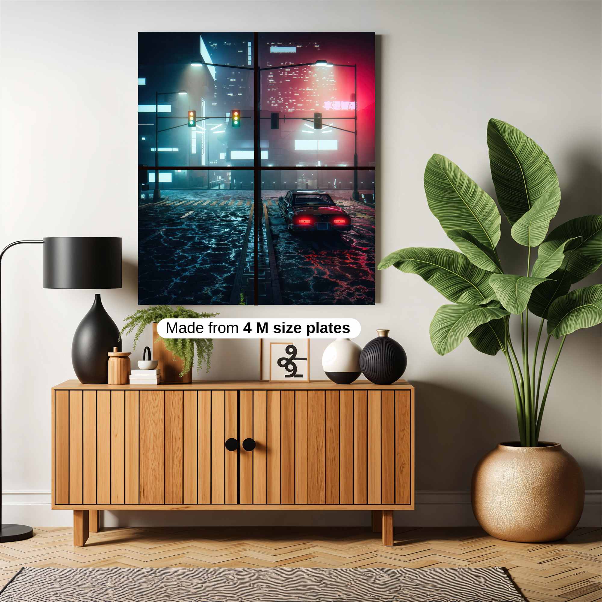 Neon Serenity Safe Wall Magnetic / M