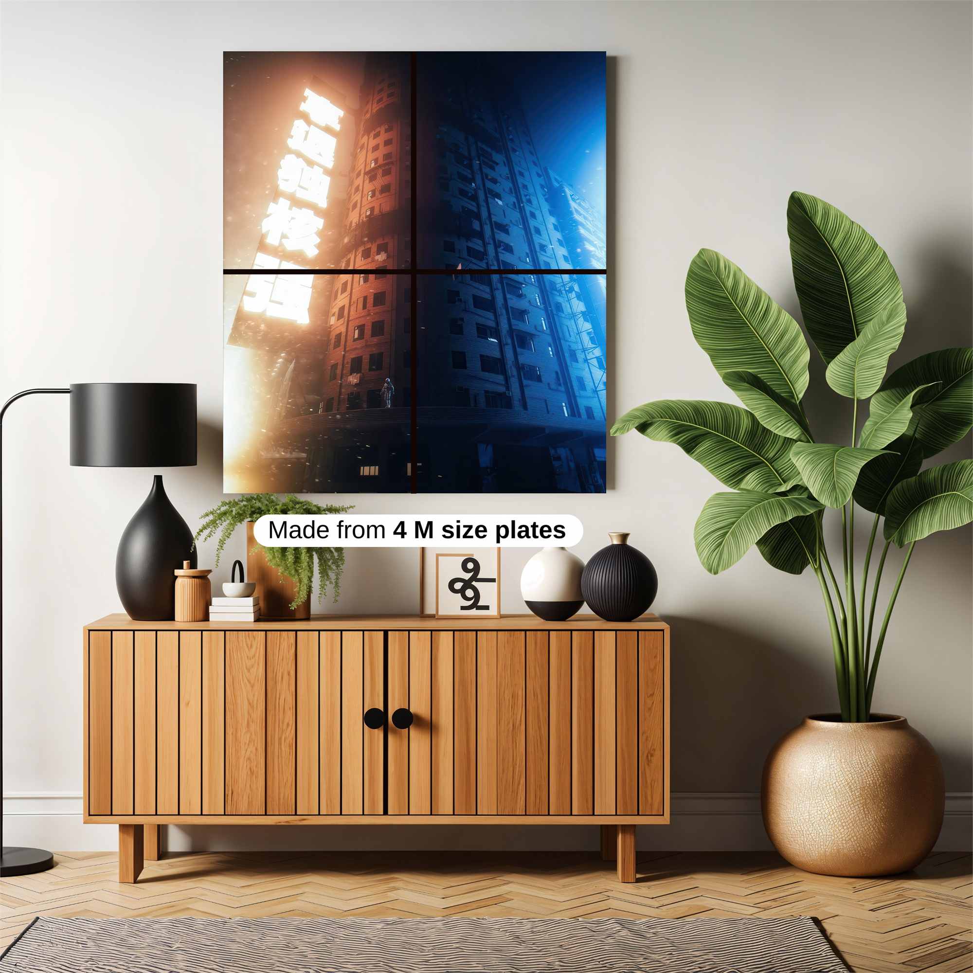 Neon Serenity Safe Wall Magnetic / M
