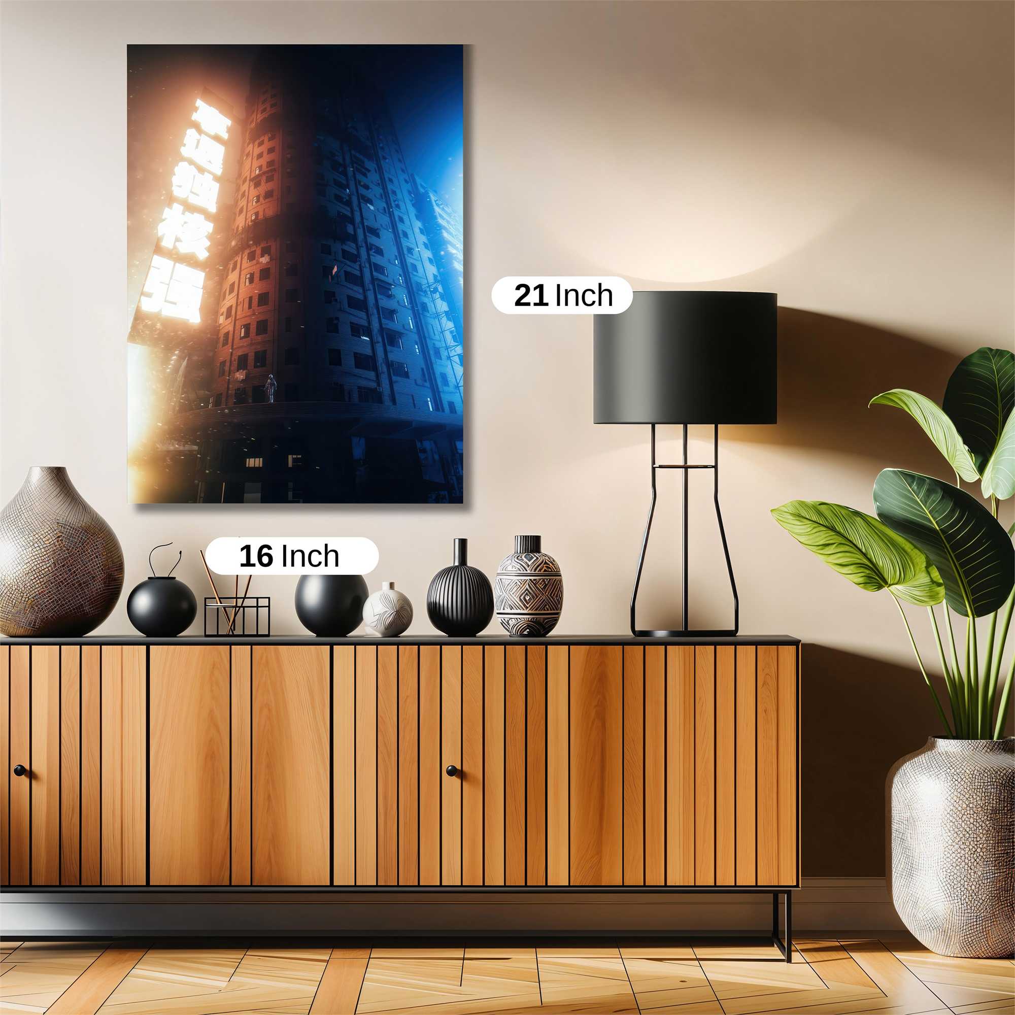 Neon Serenity Safe Wall Magnetic / M