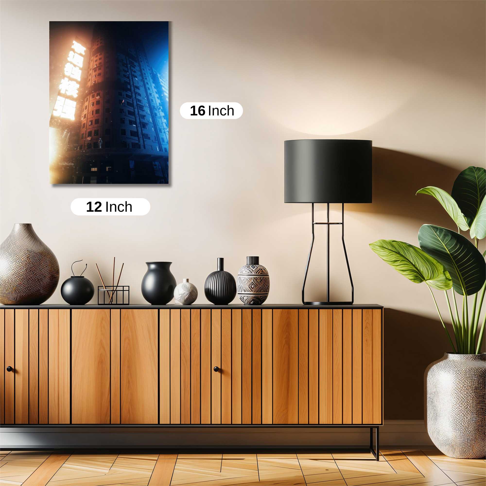 Neon Serenity Safe Wall Magnetic / M