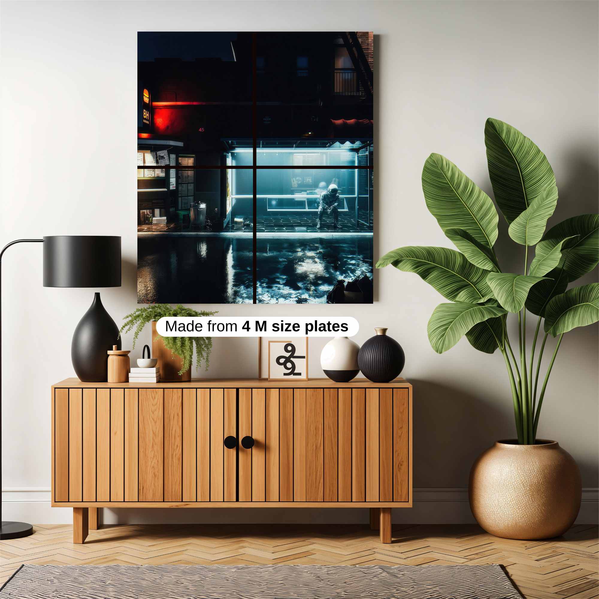 Neon Solitude Safe Wall Magnetic / M