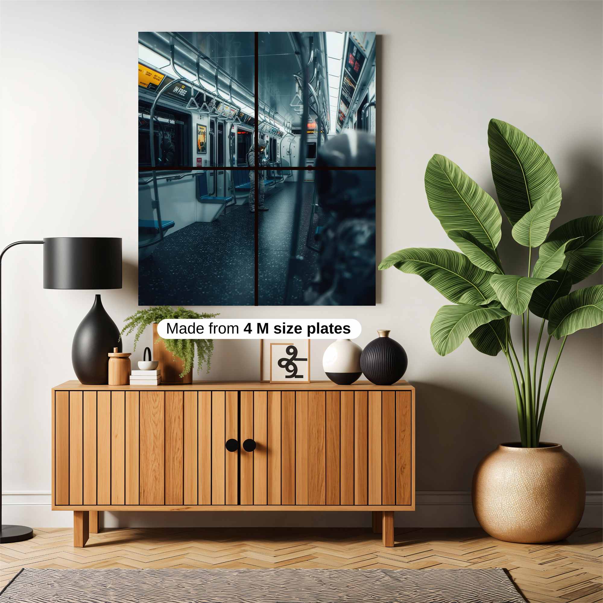 Subway Solitude Safe Wall Magnetic / M
