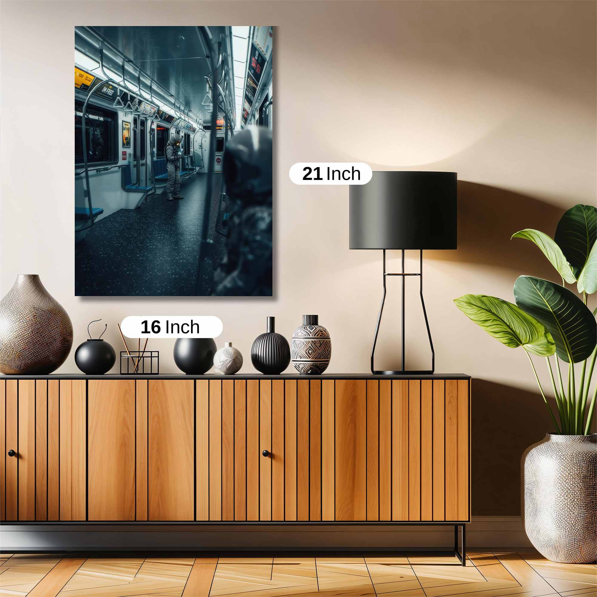 Subway Solitude Safe Wall Magnetic / M