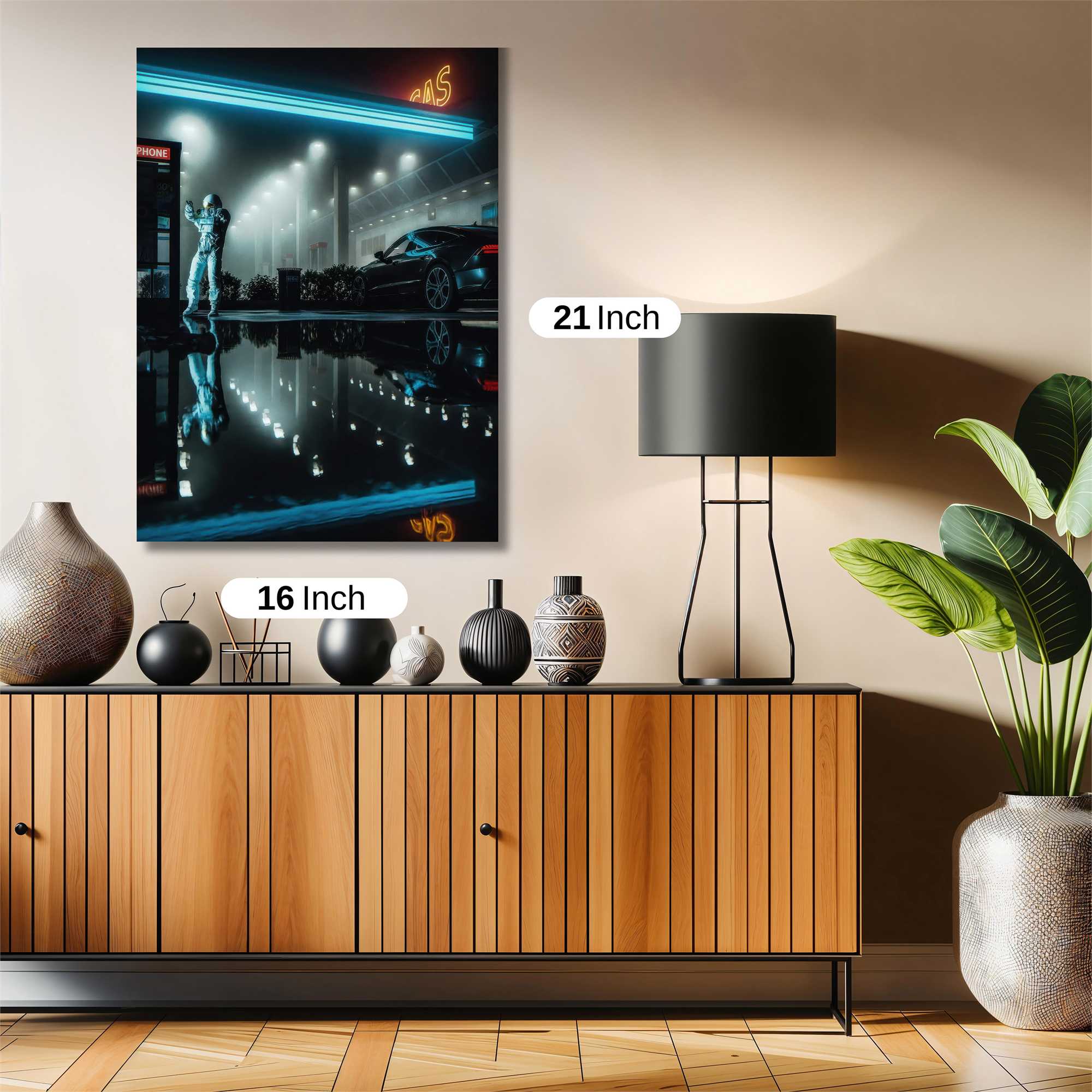 Astronaut Enigma Safe Wall Magnetic / M