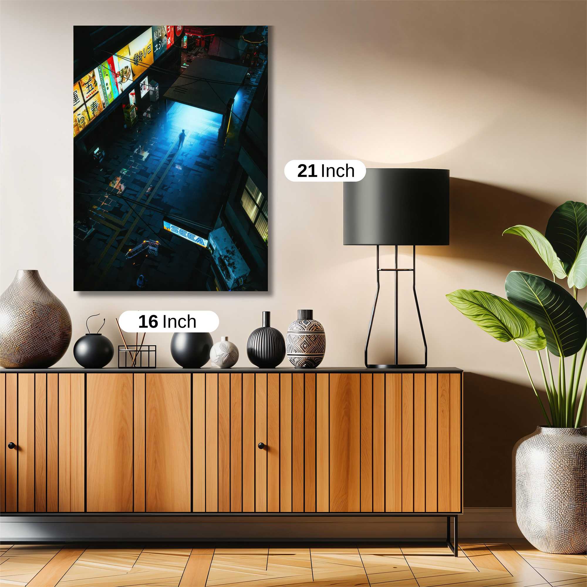 Neon Solitude Safe Wall Magnetic / M