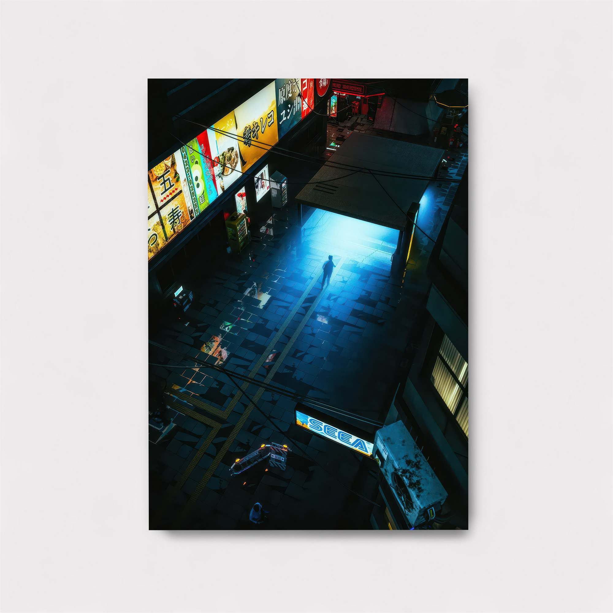 Neon Solitude Safe Wall Magnetic / M