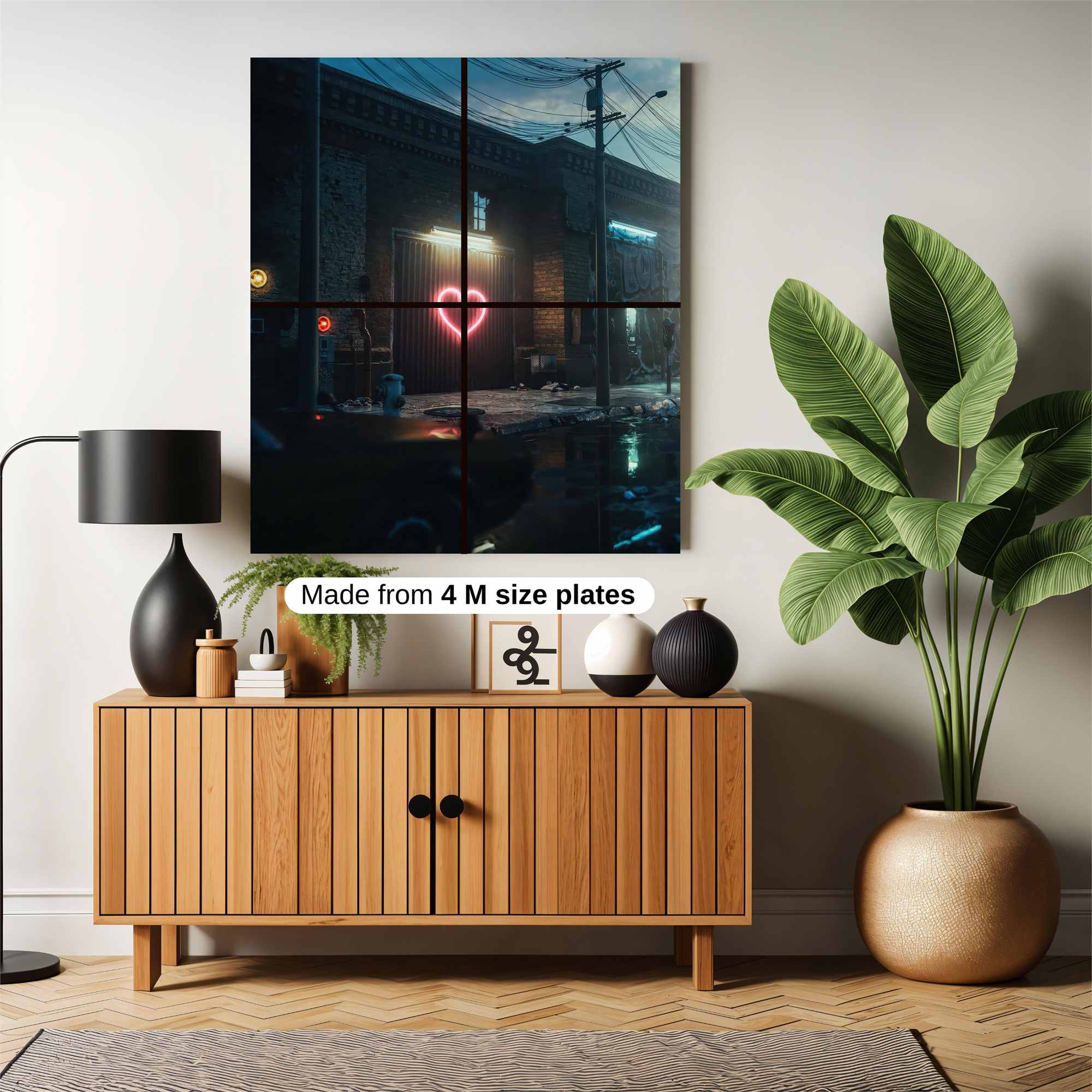 Neon Love Safe Wall Magnetic / M