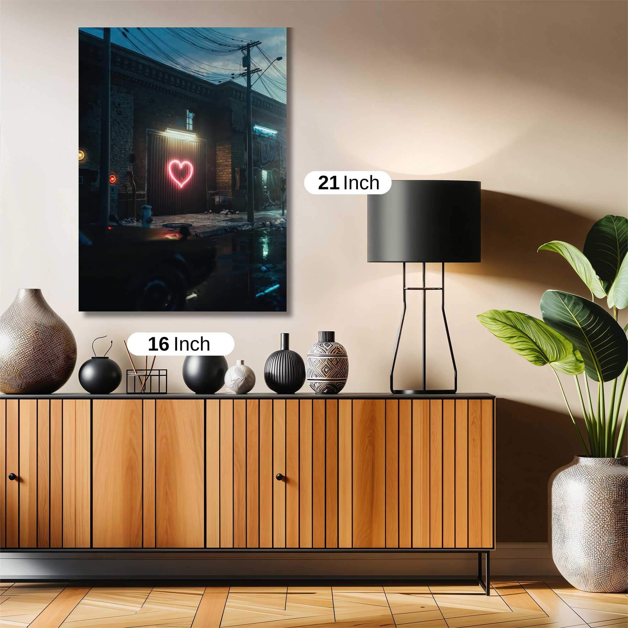 Neon Love Safe Wall Magnetic / M