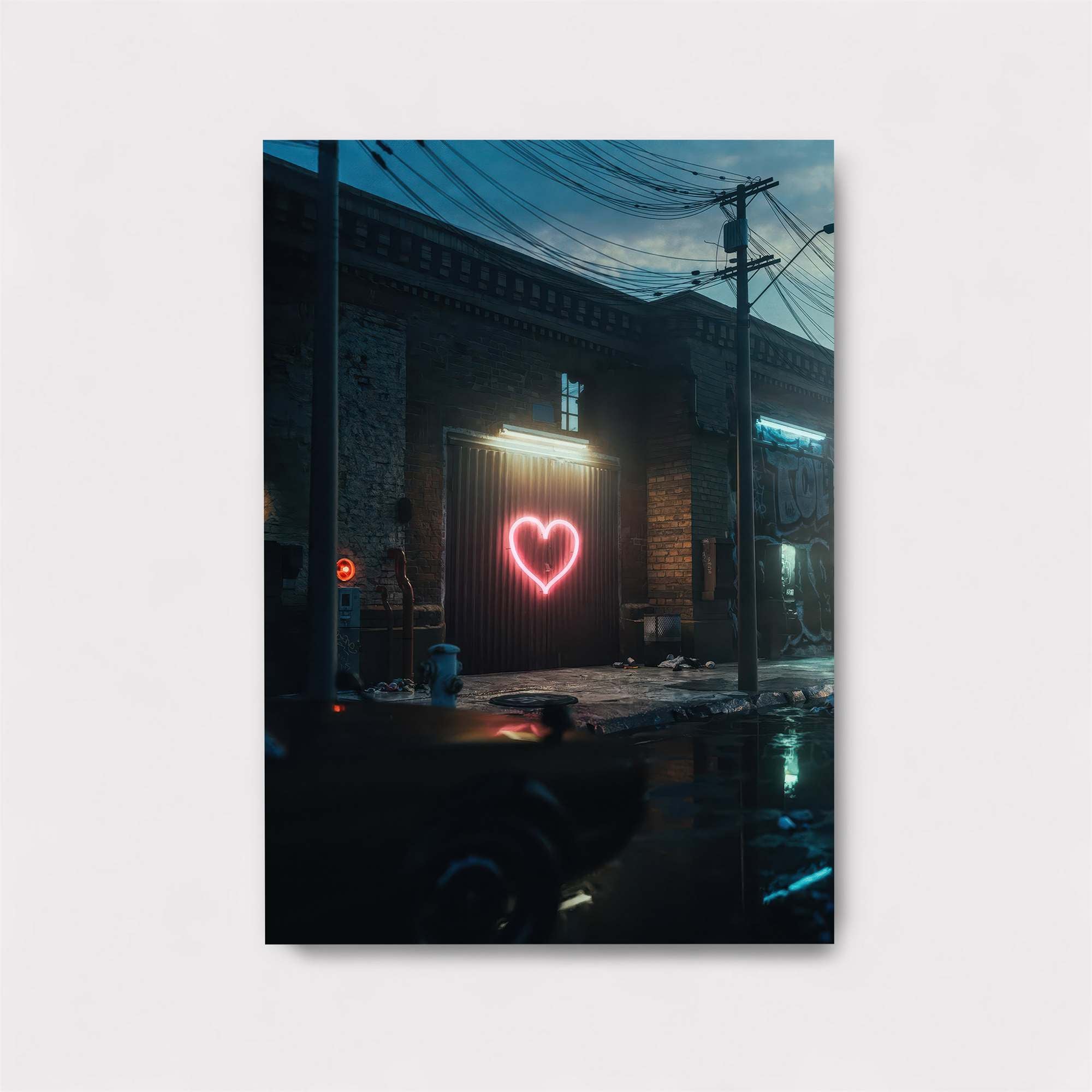 Neon Love Safe Wall Magnetic / M