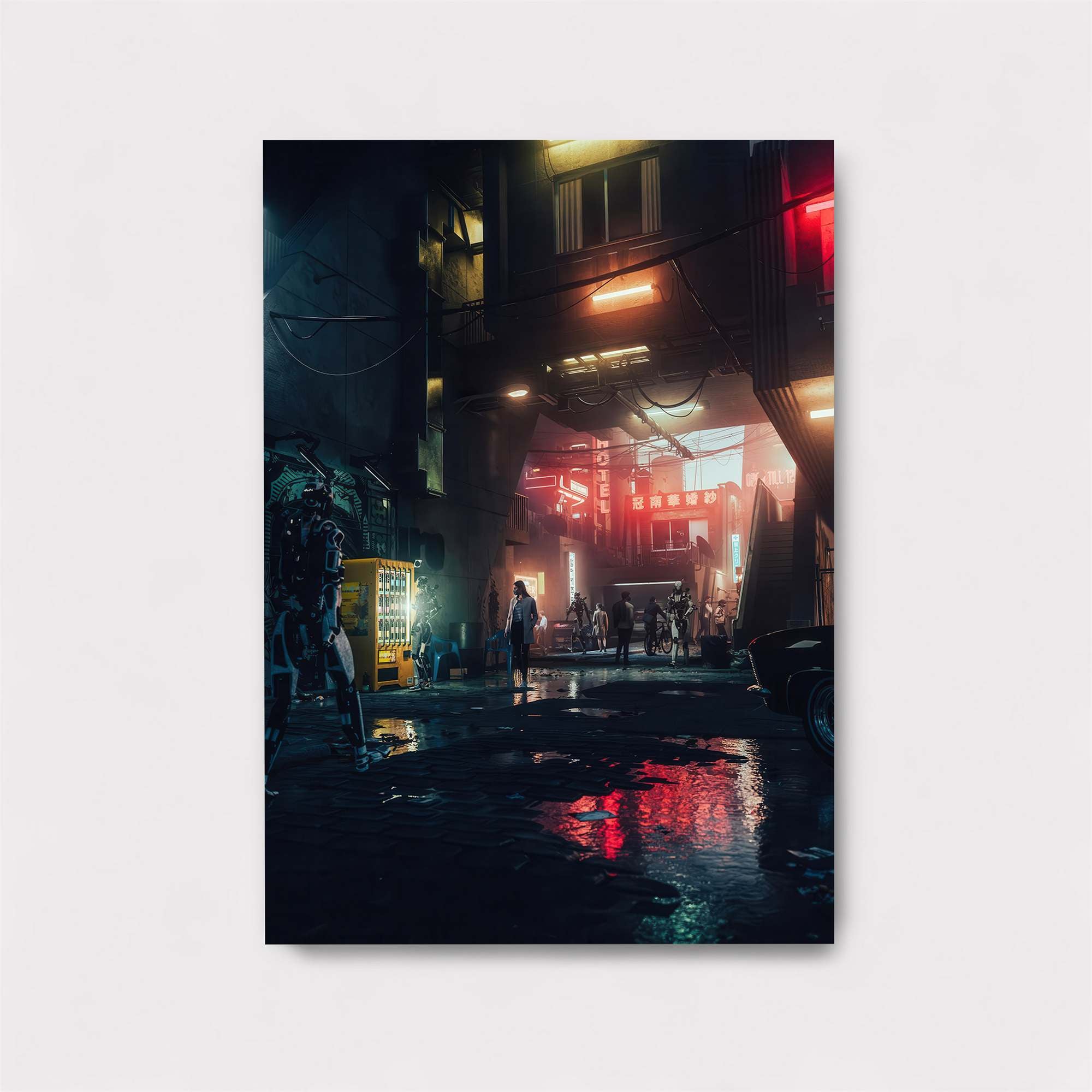 Cyberpunk Glow Safe Wall Magnetic / M