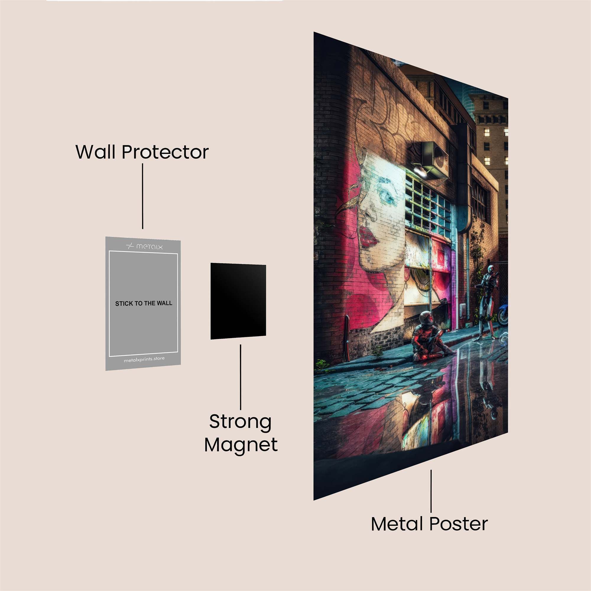 Cyberpunk Serenity Safe Wall Magnetic / M