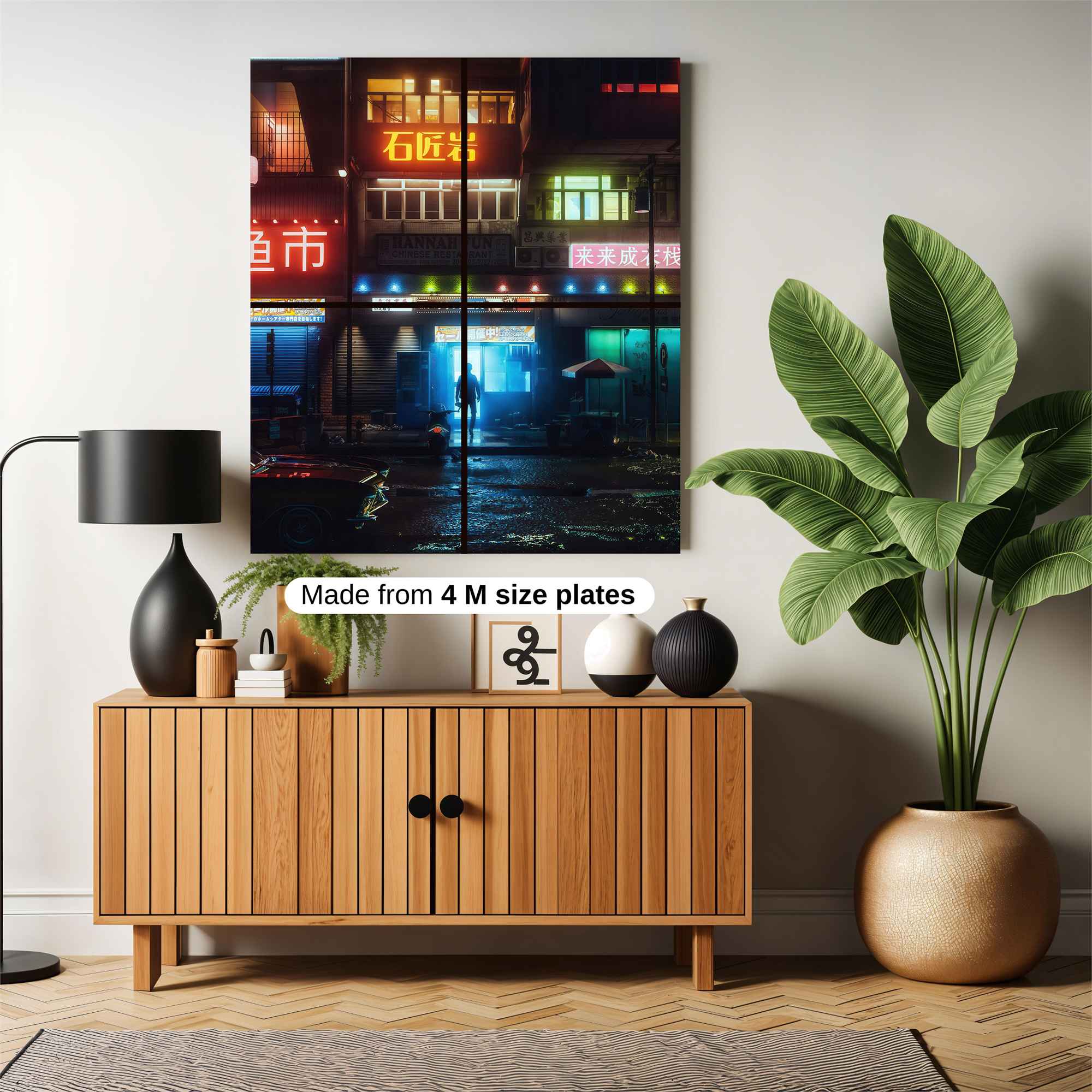 Neon Solitude Safe Wall Magnetic / M