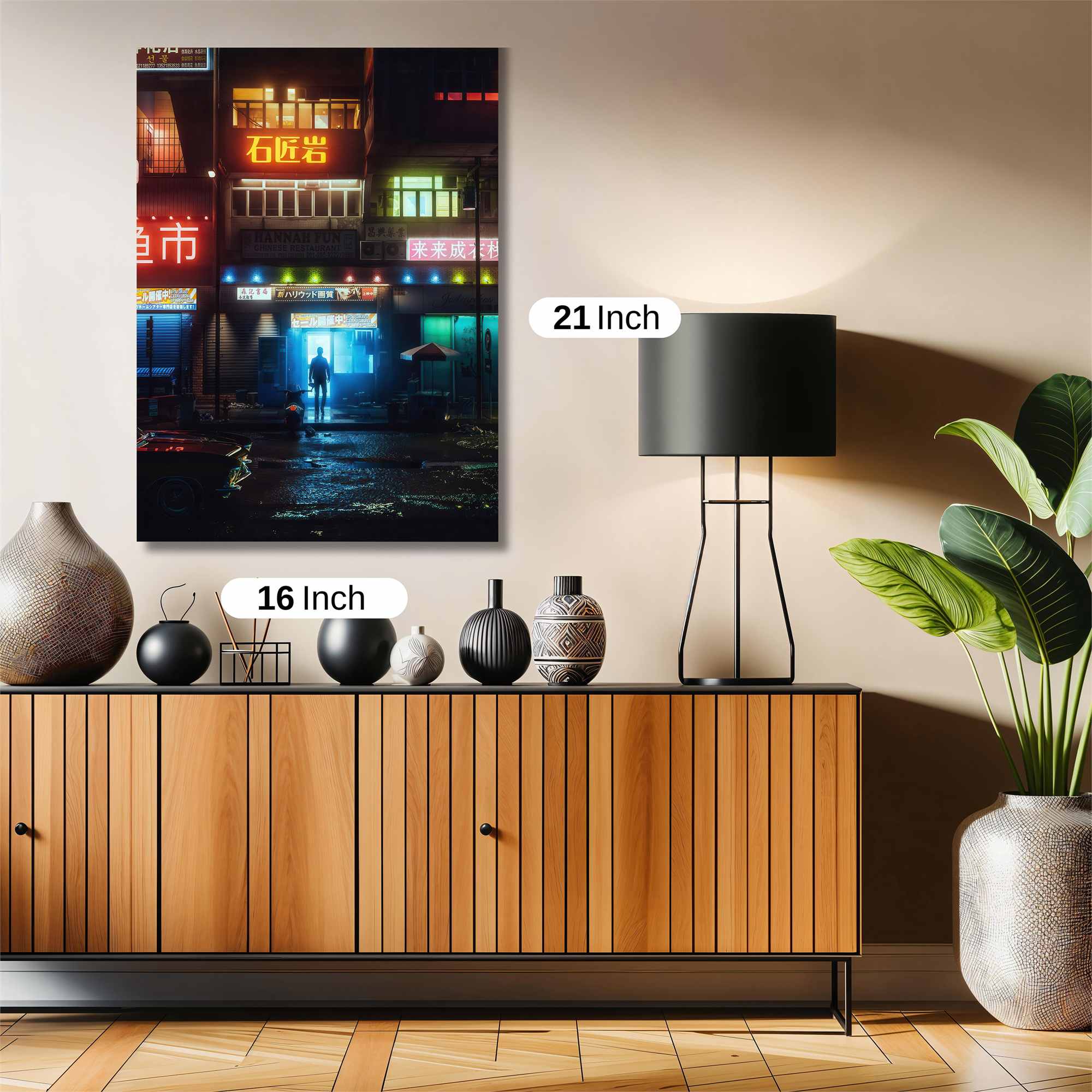 Neon Solitude Safe Wall Magnetic / M