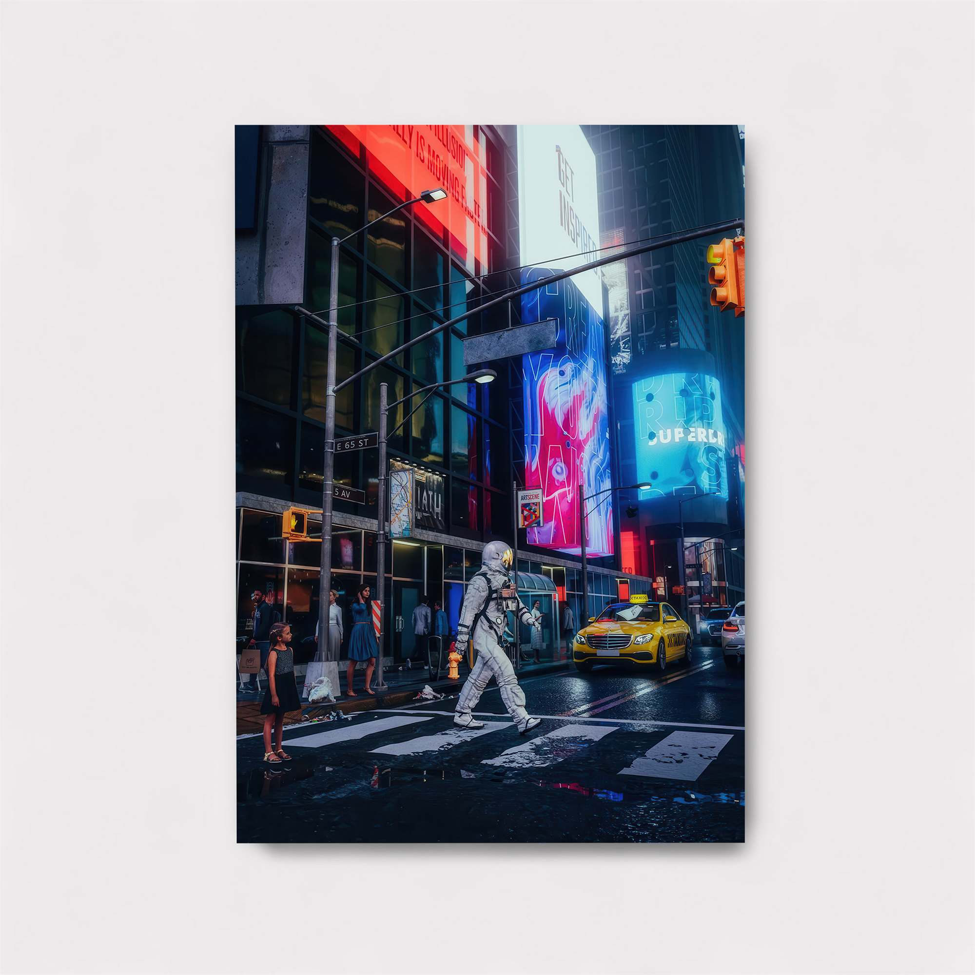 Astronaut Urban Safe Wall Magnetic / M