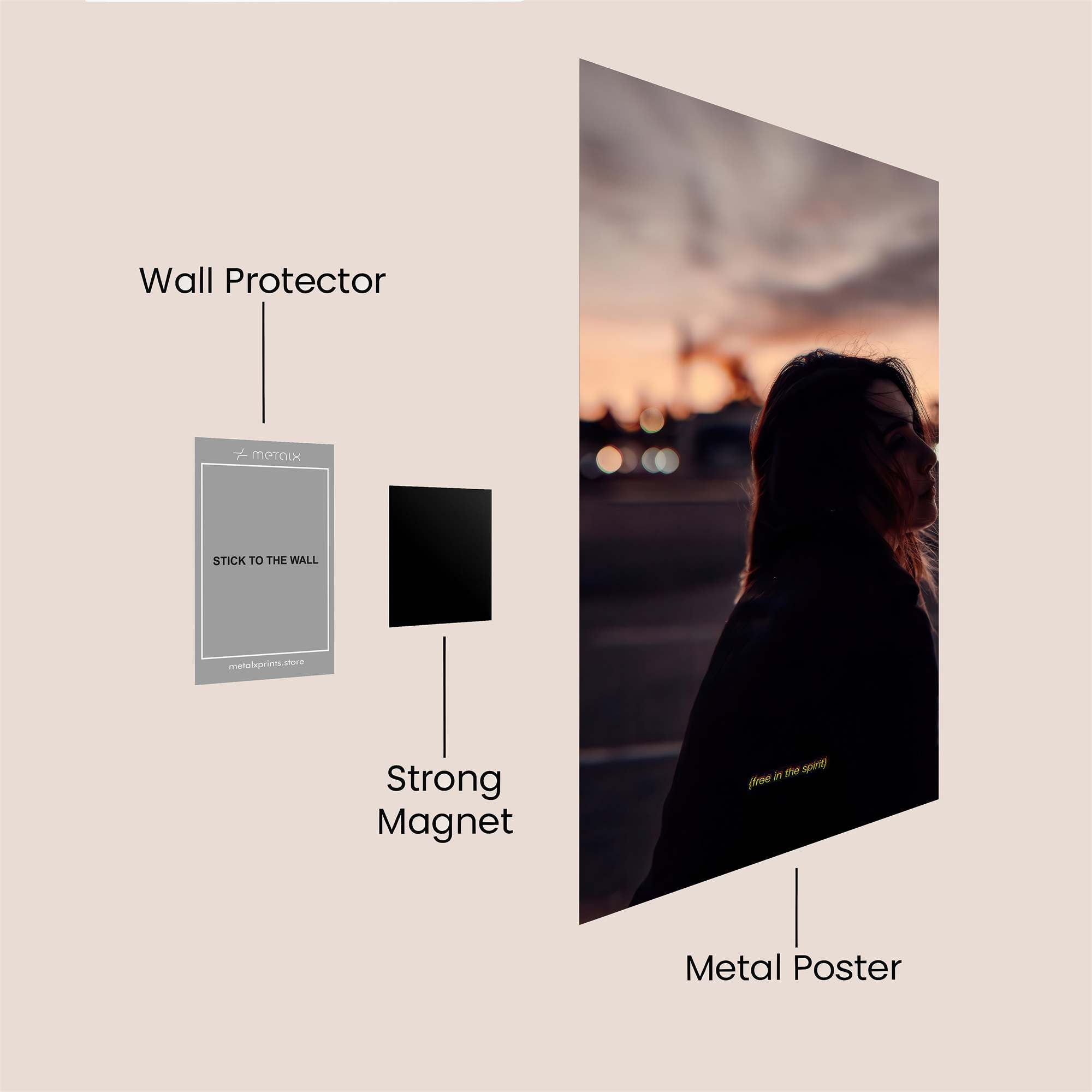 Twilight Solitude Safe Wall Magnetic / M
