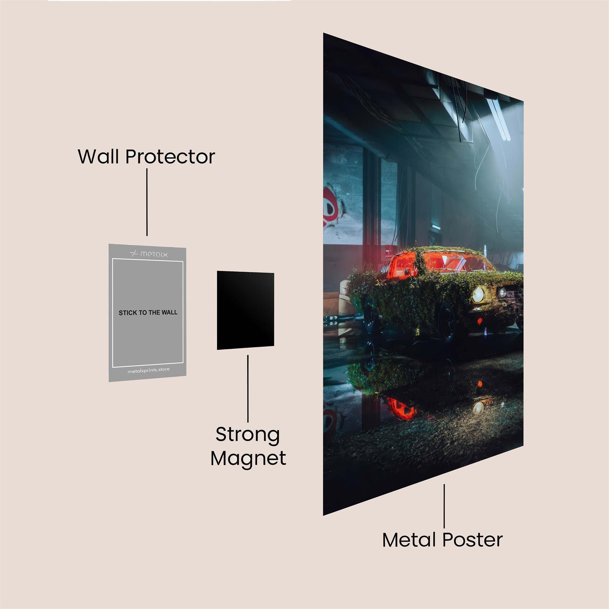Nature's Relic Safe Wall Magnetic / M