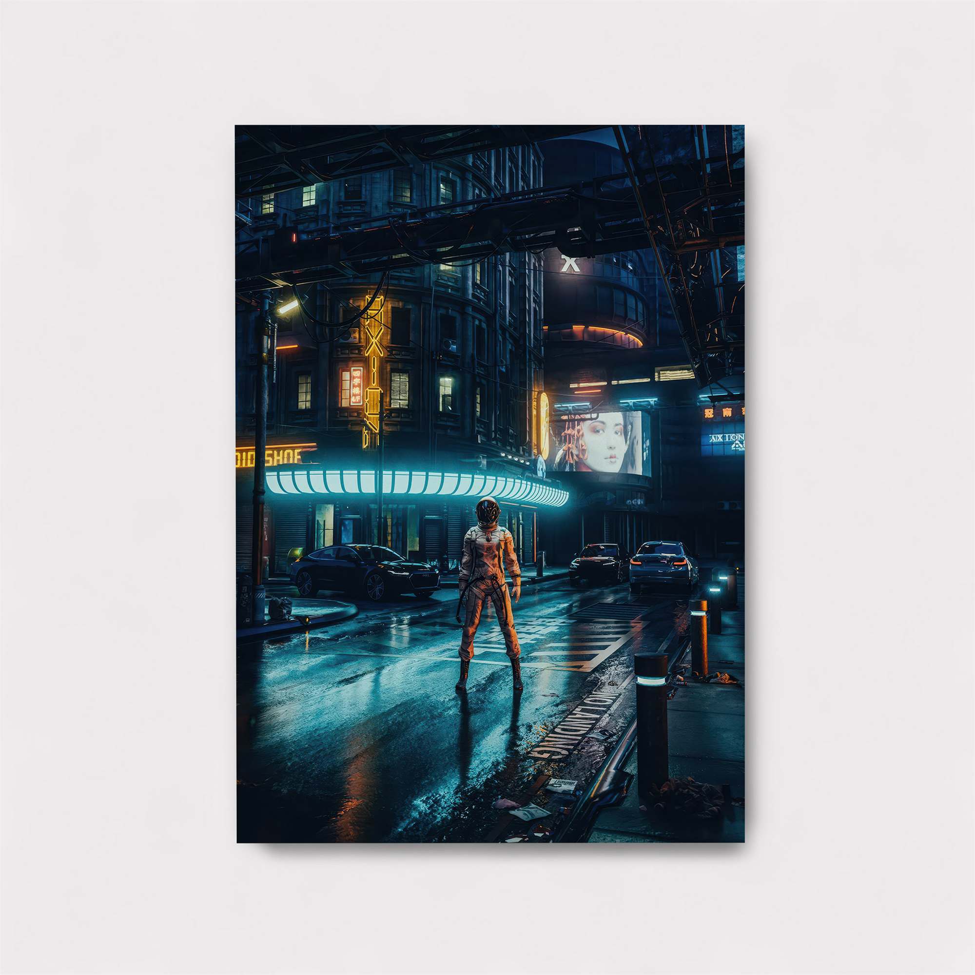 Neon Solitude Safe Wall Magnetic / M