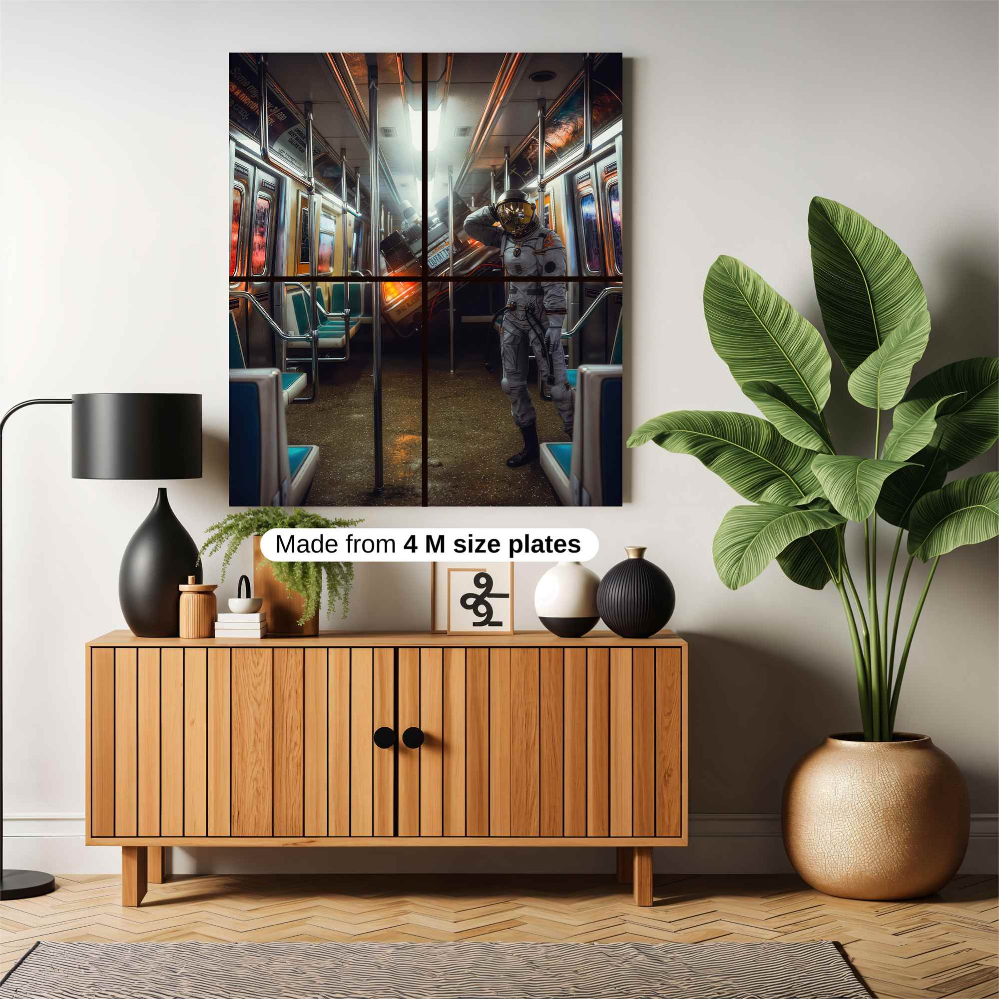 Astronaut Adrift Safe Wall Magnetic / M