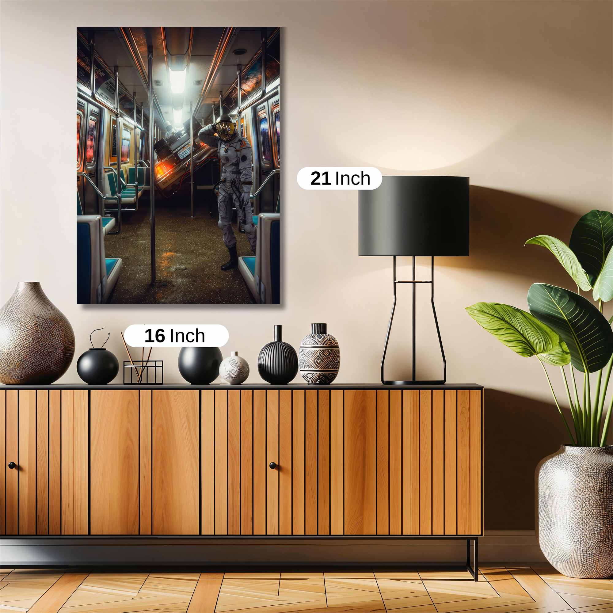 Astronaut Adrift Safe Wall Magnetic / M