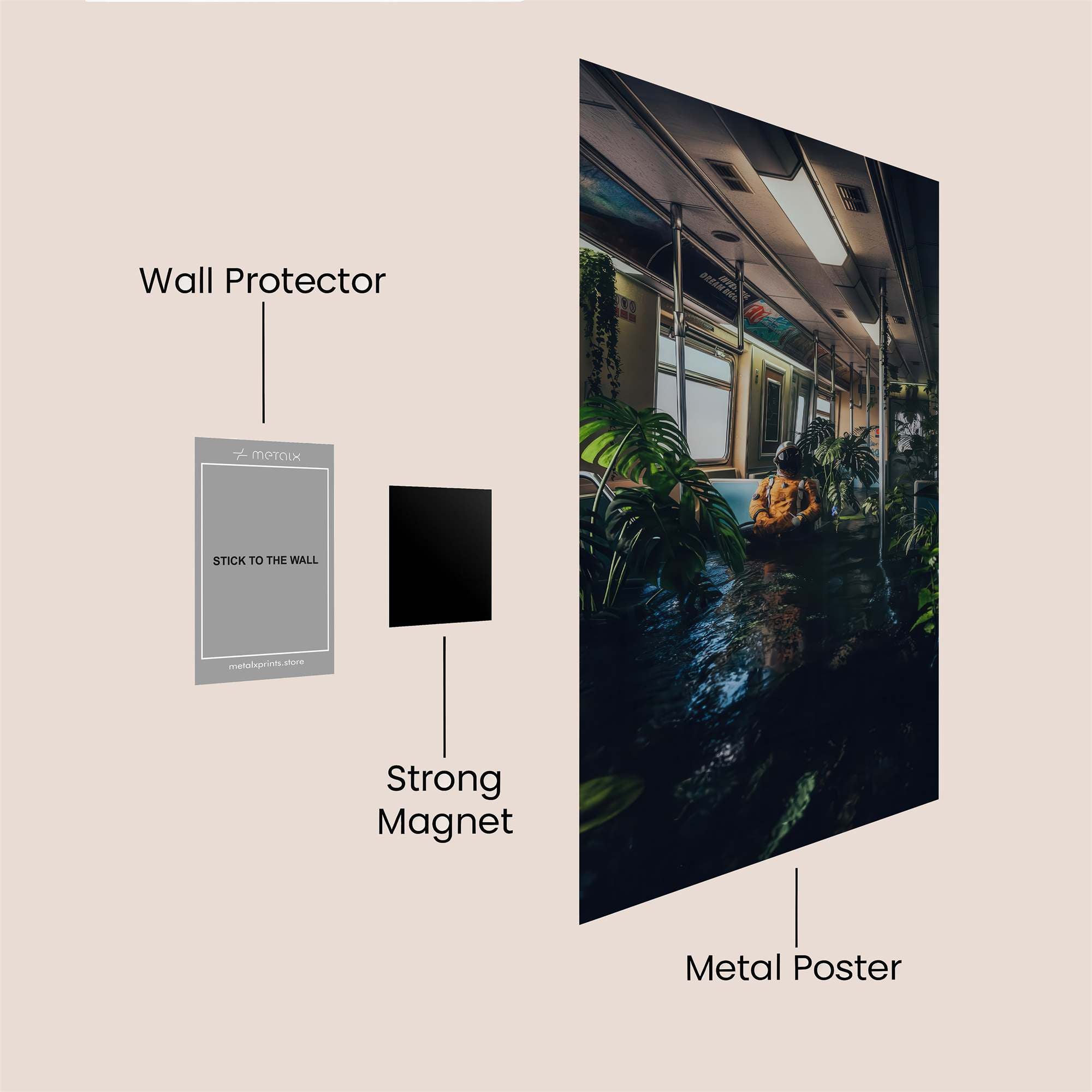 Jungle Serenity Safe Wall Magnetic / M