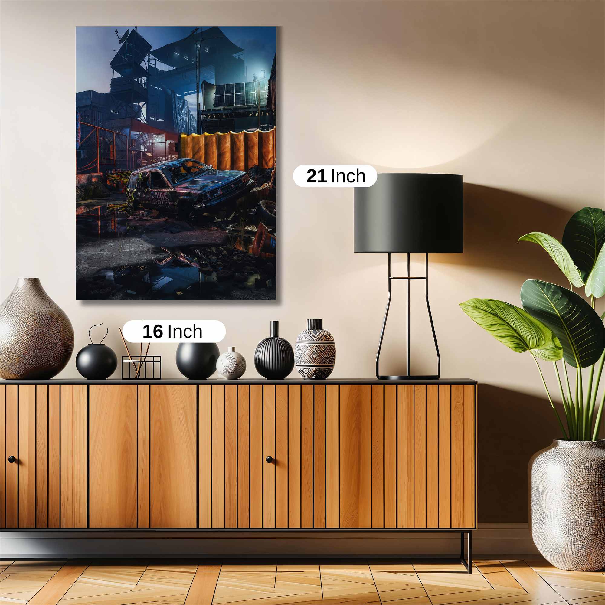 Wrecked Despair Safe Wall Magnetic / M