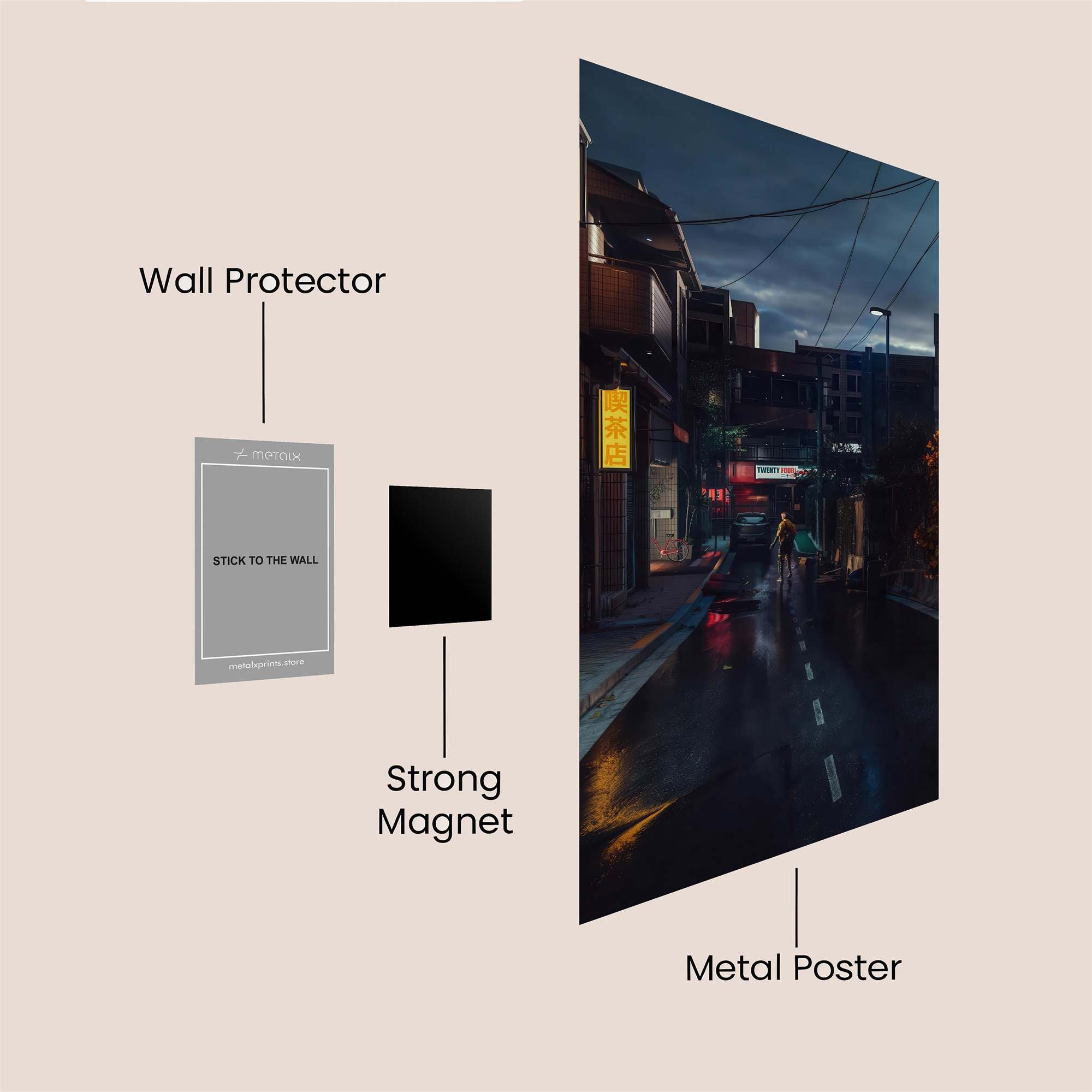 NeonWhisper Safe Wall Magnetic / M