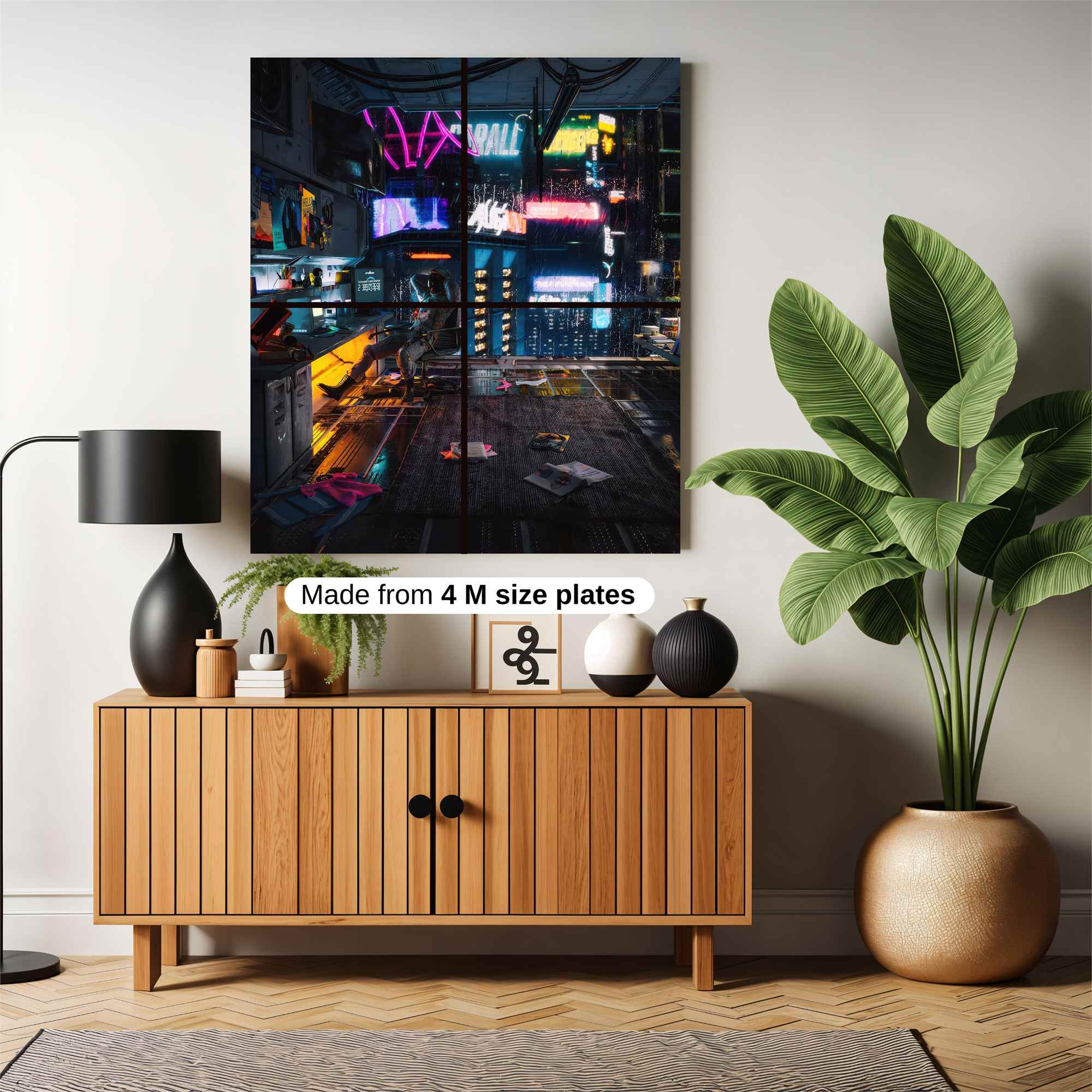 Neon Haven Safe Wall Magnetic / M