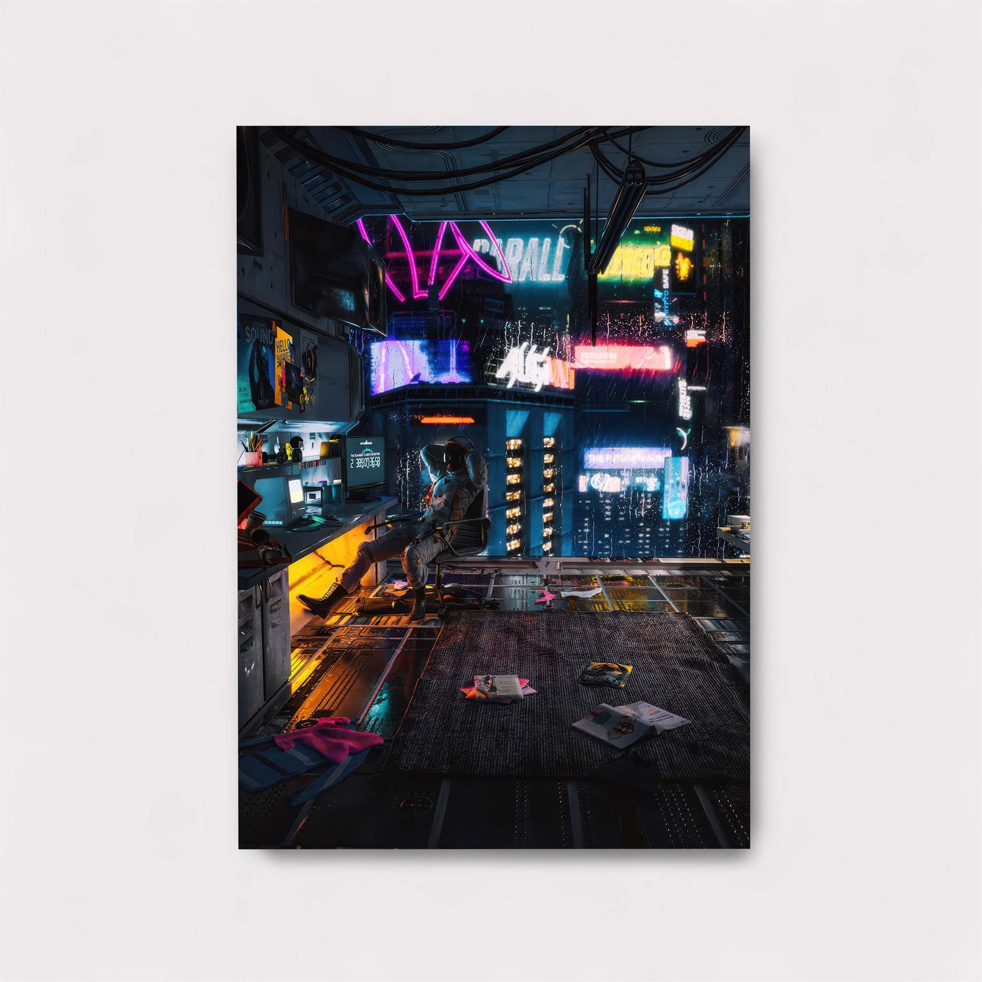 Neon Haven Safe Wall Magnetic / M