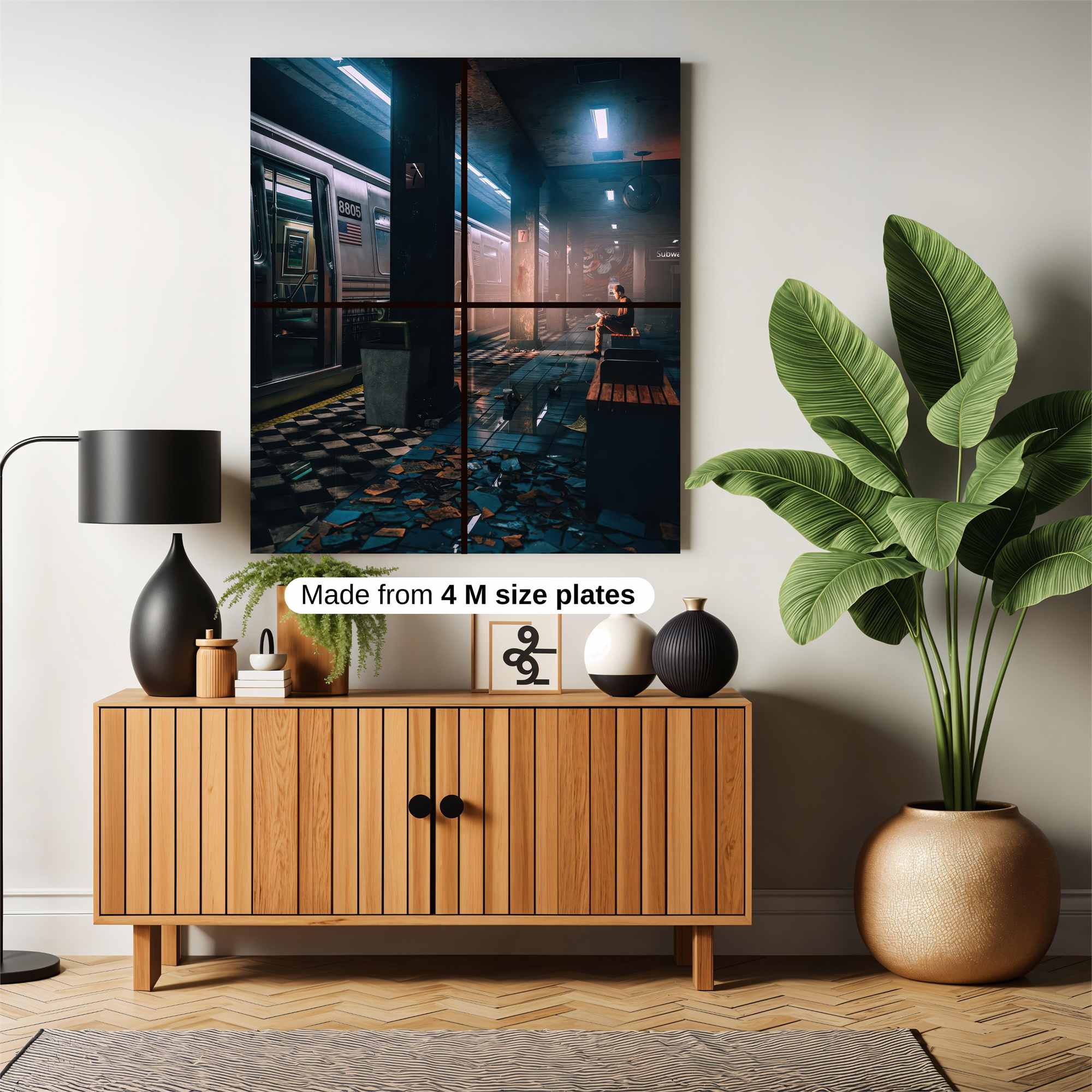 Subway Solitude Safe Wall Magnetic / M