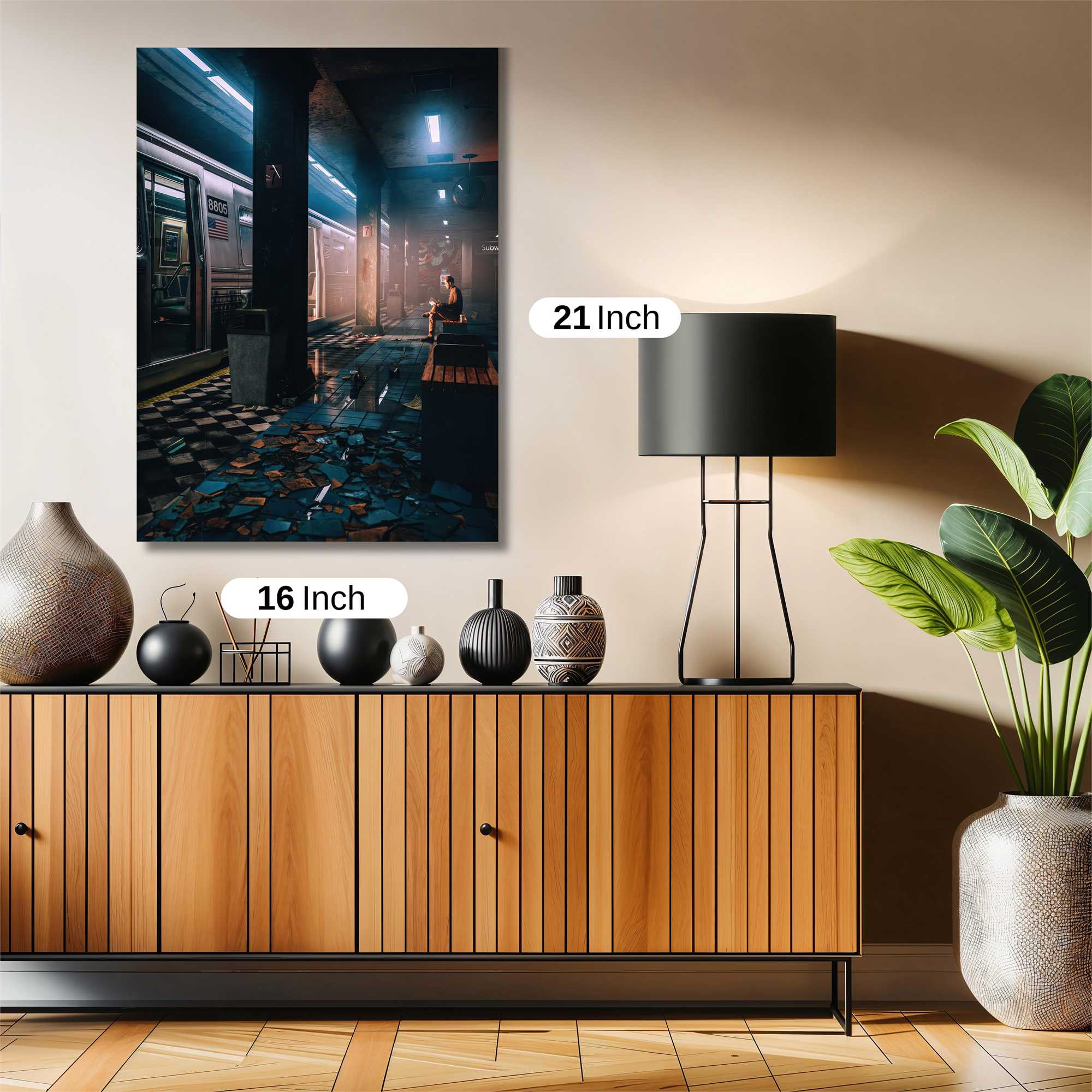 Subway Solitude Safe Wall Magnetic / M