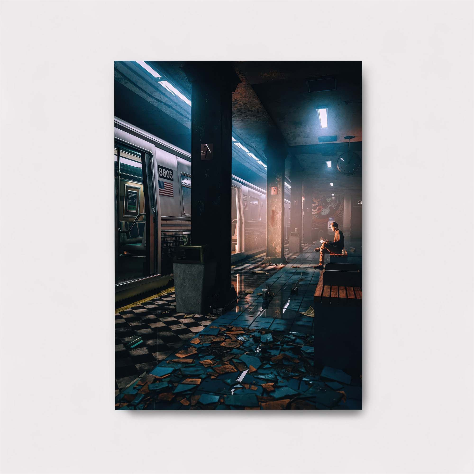 Subway Solitude Safe Wall Magnetic / M