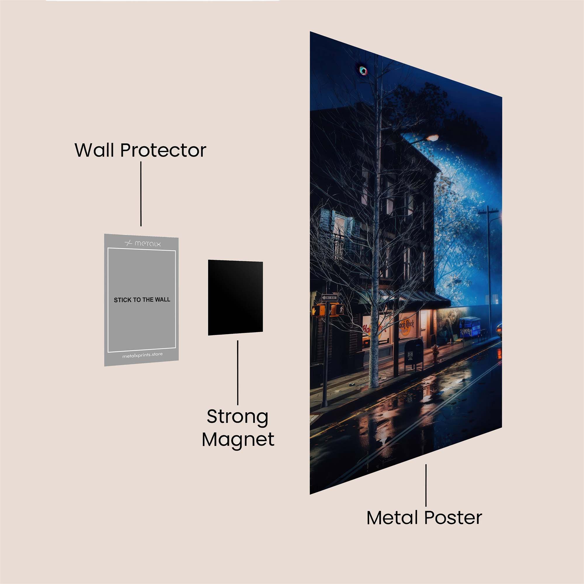 Night Whispers Safe Wall Magnetic / M