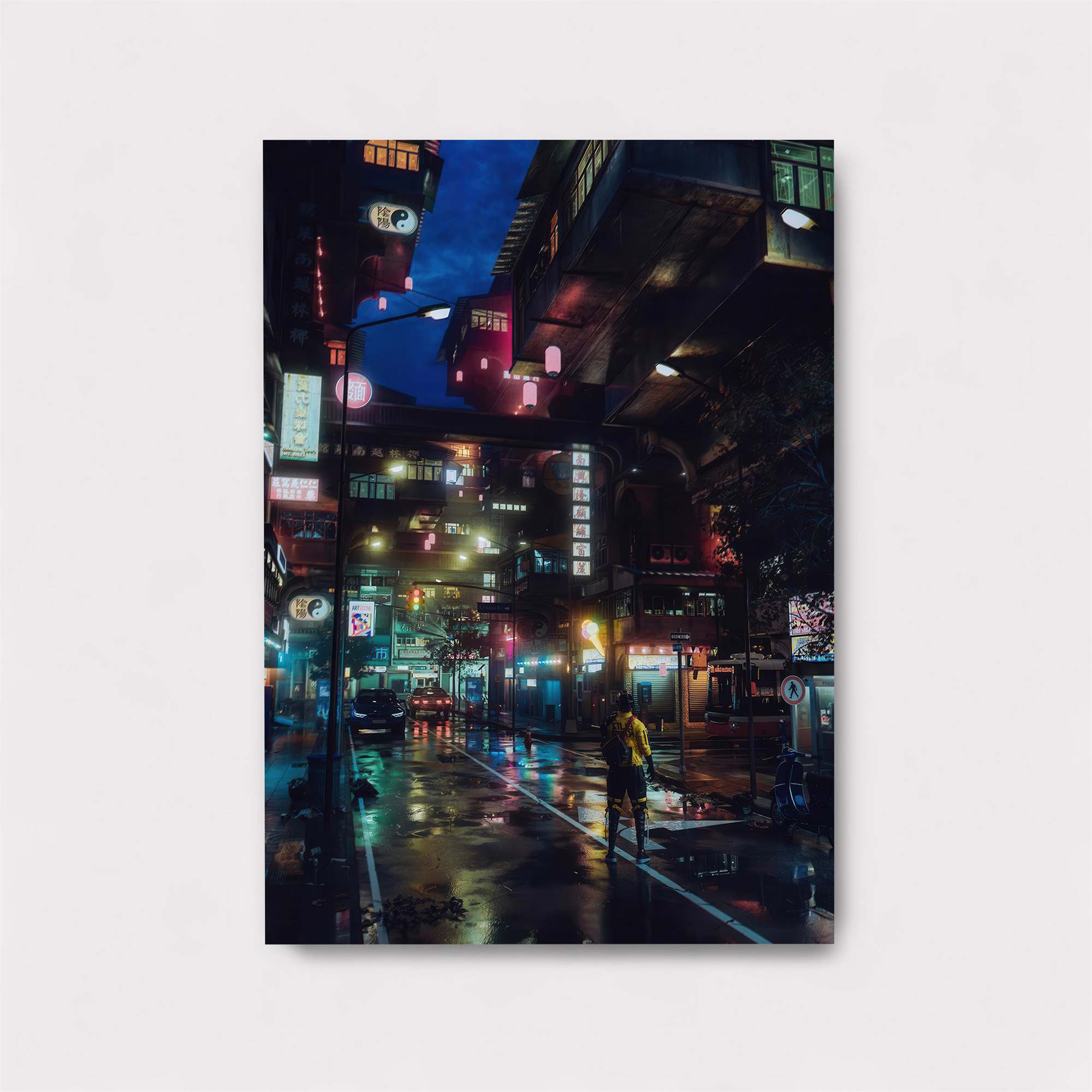 Neon Serenity Safe Wall Magnetic / M