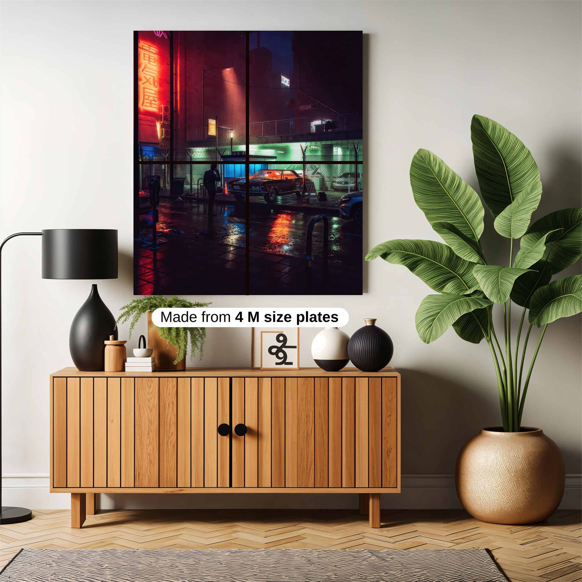 Neon Serenity Safe Wall Magnetic / M