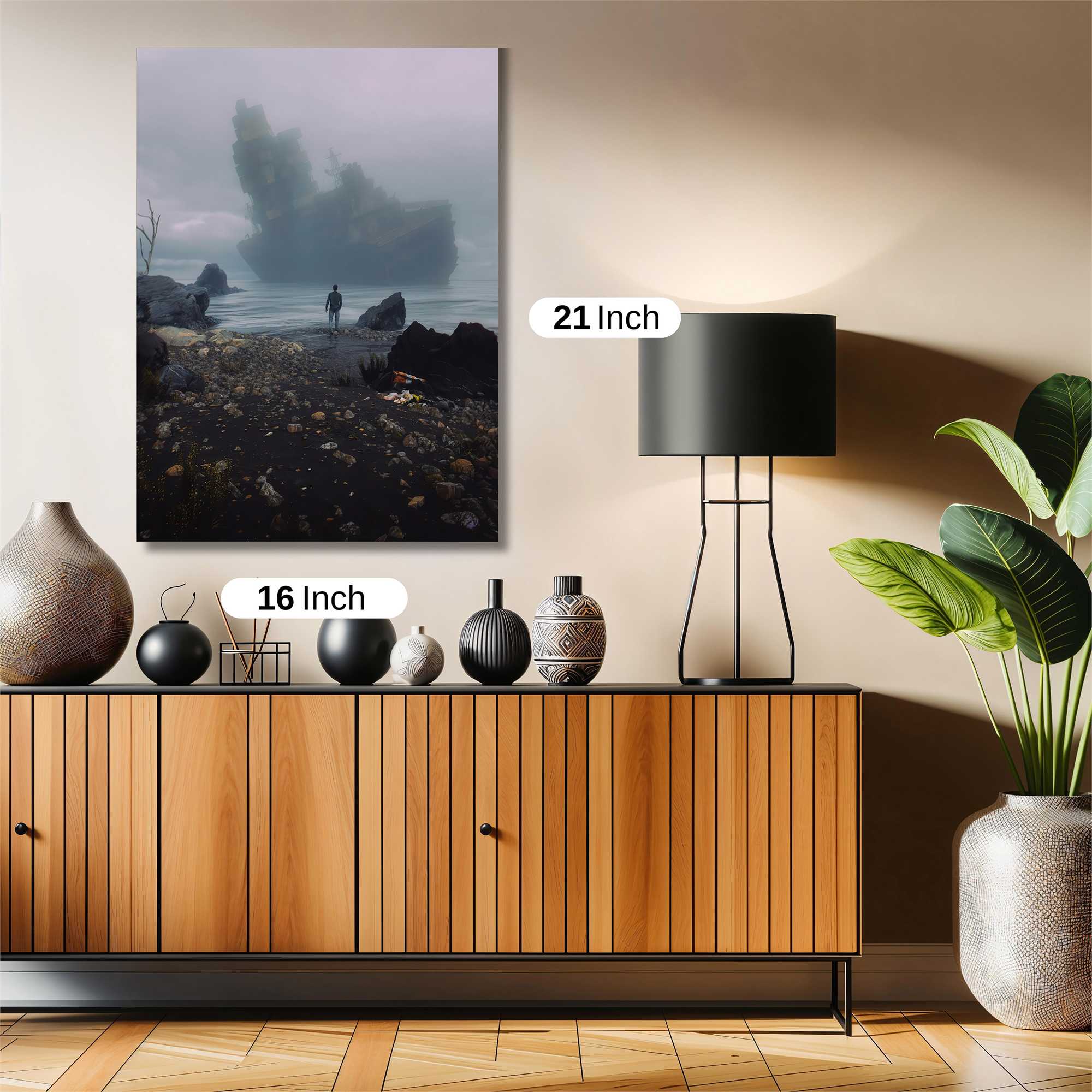 Wrecked Solitude Safe Wall Magnetic / M