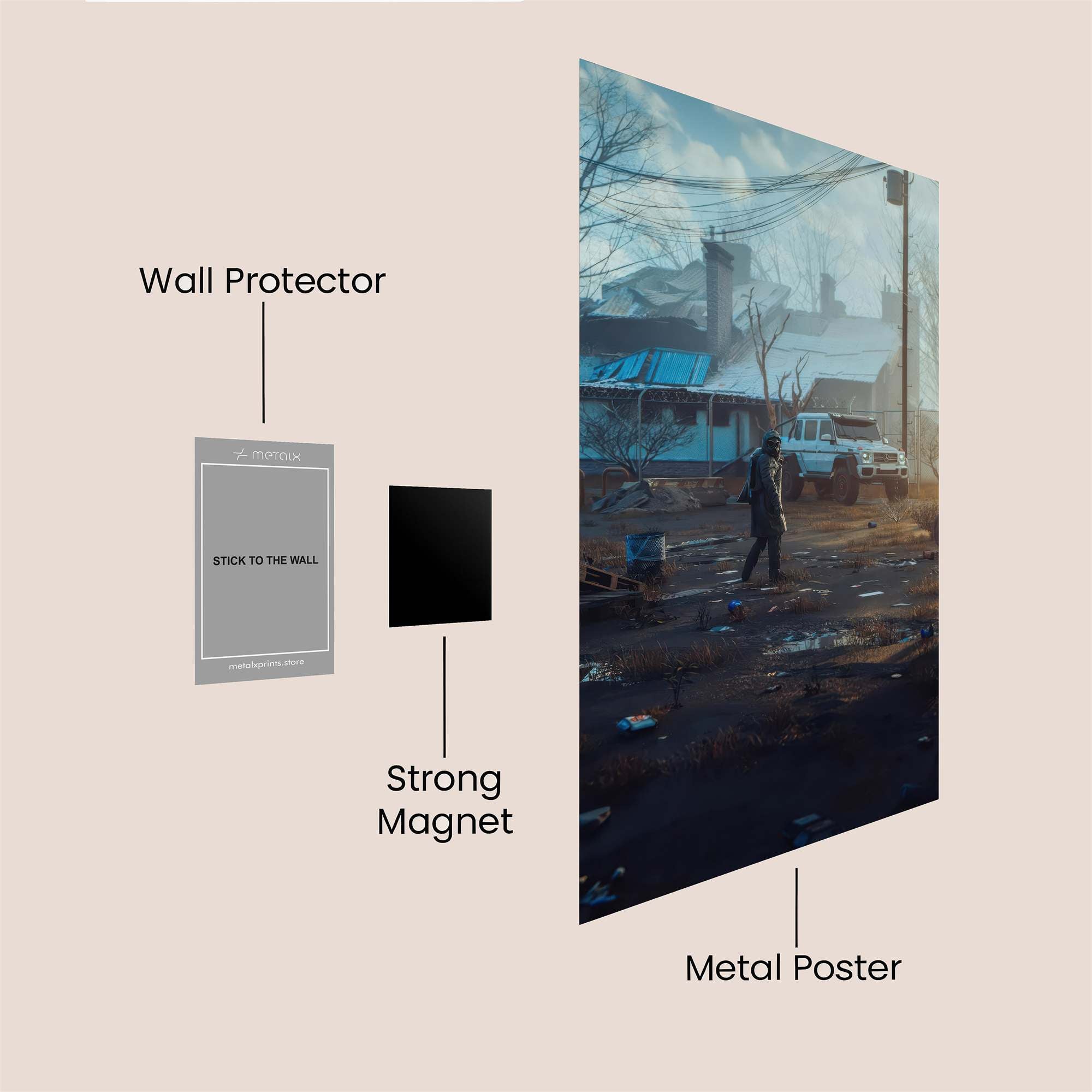Apocalypse Dawn Safe Wall Magnetic / M