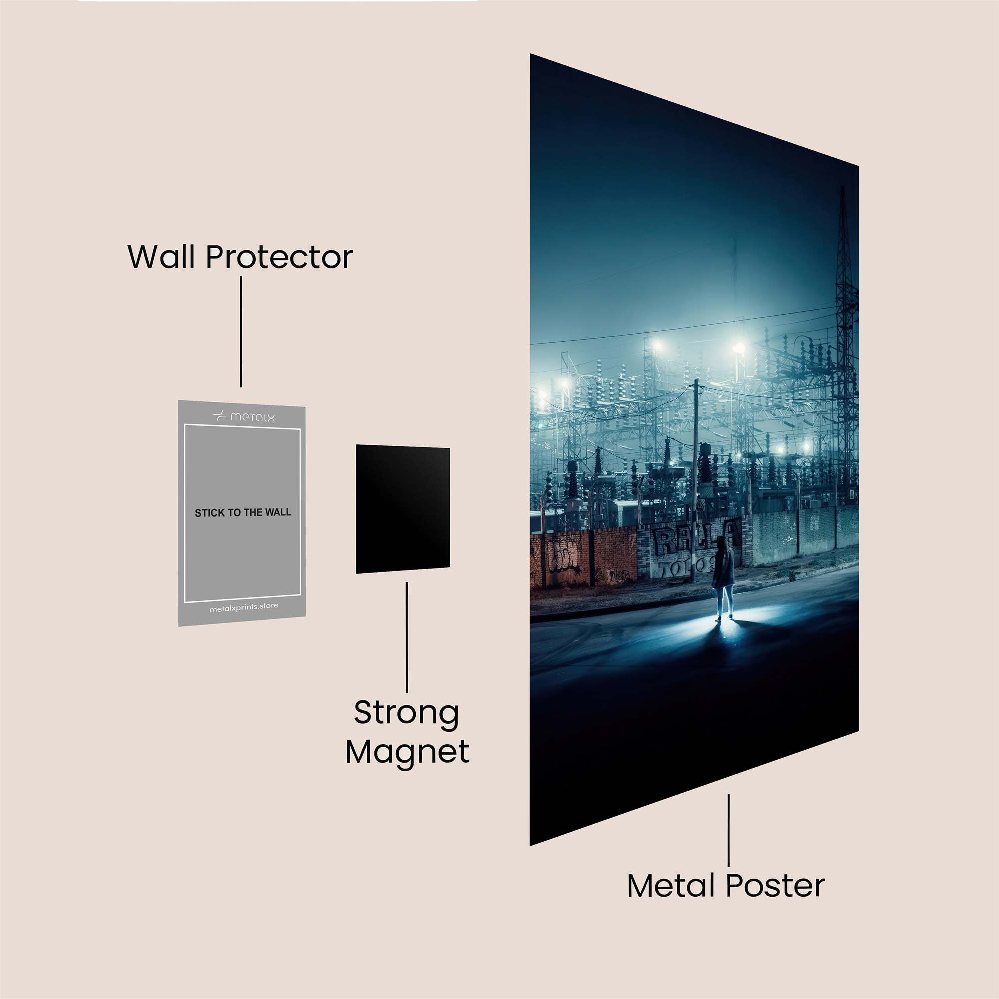 Power Isolation Safe Wall Magnetic / M