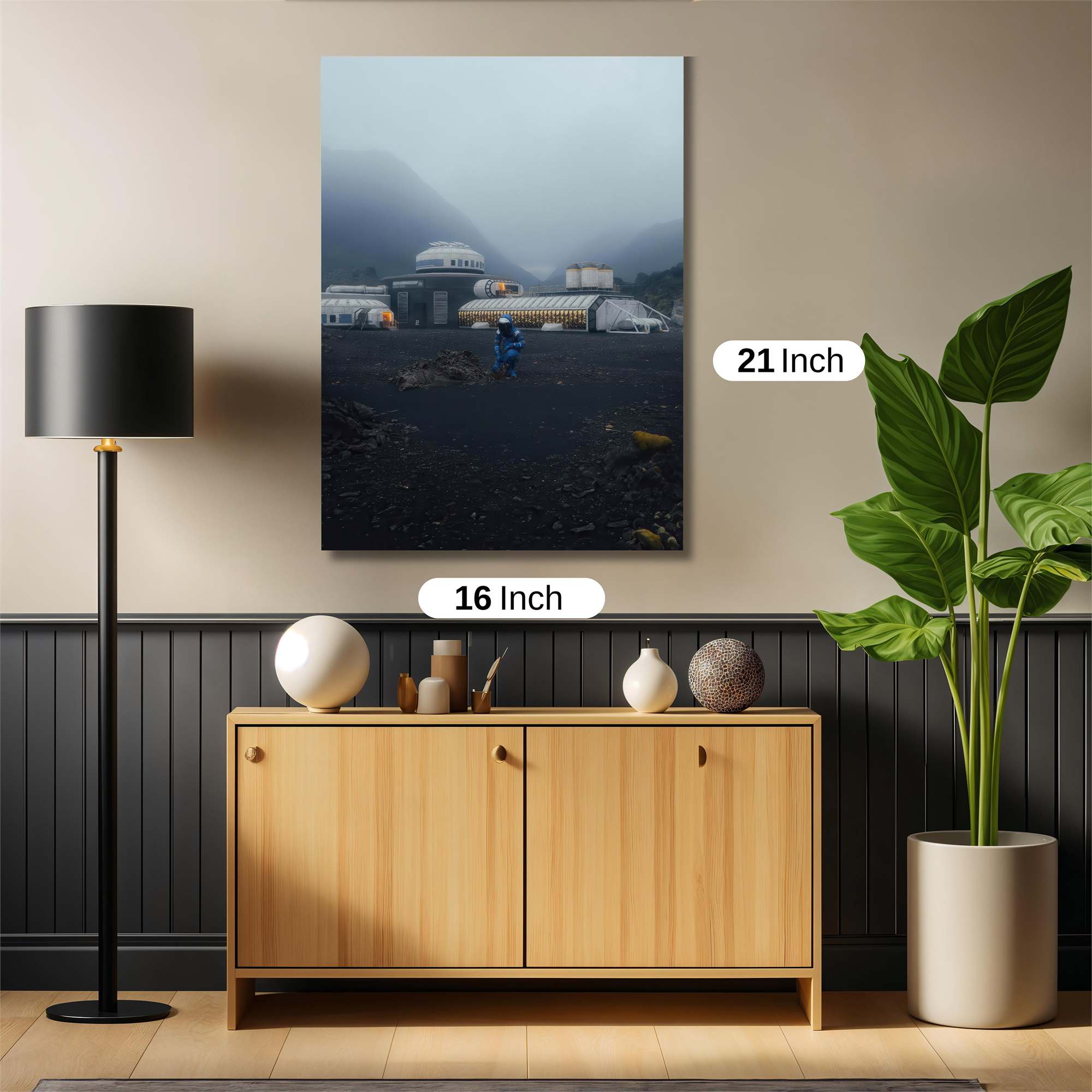 Lunar Solitude Safe Wall Magnetic / M