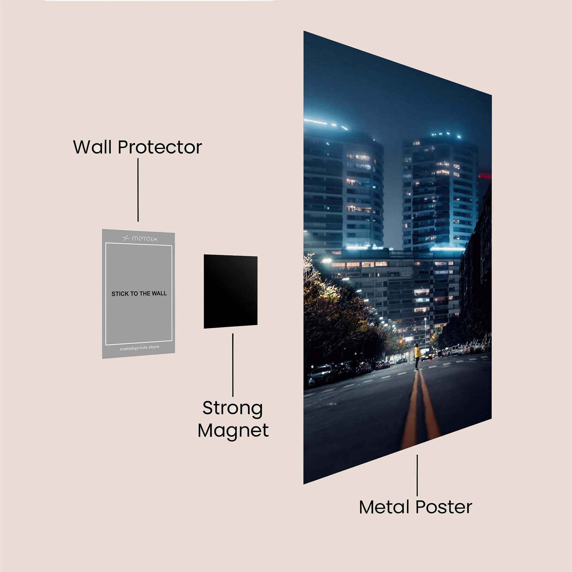 City Solitude Safe Wall Magnetic / M