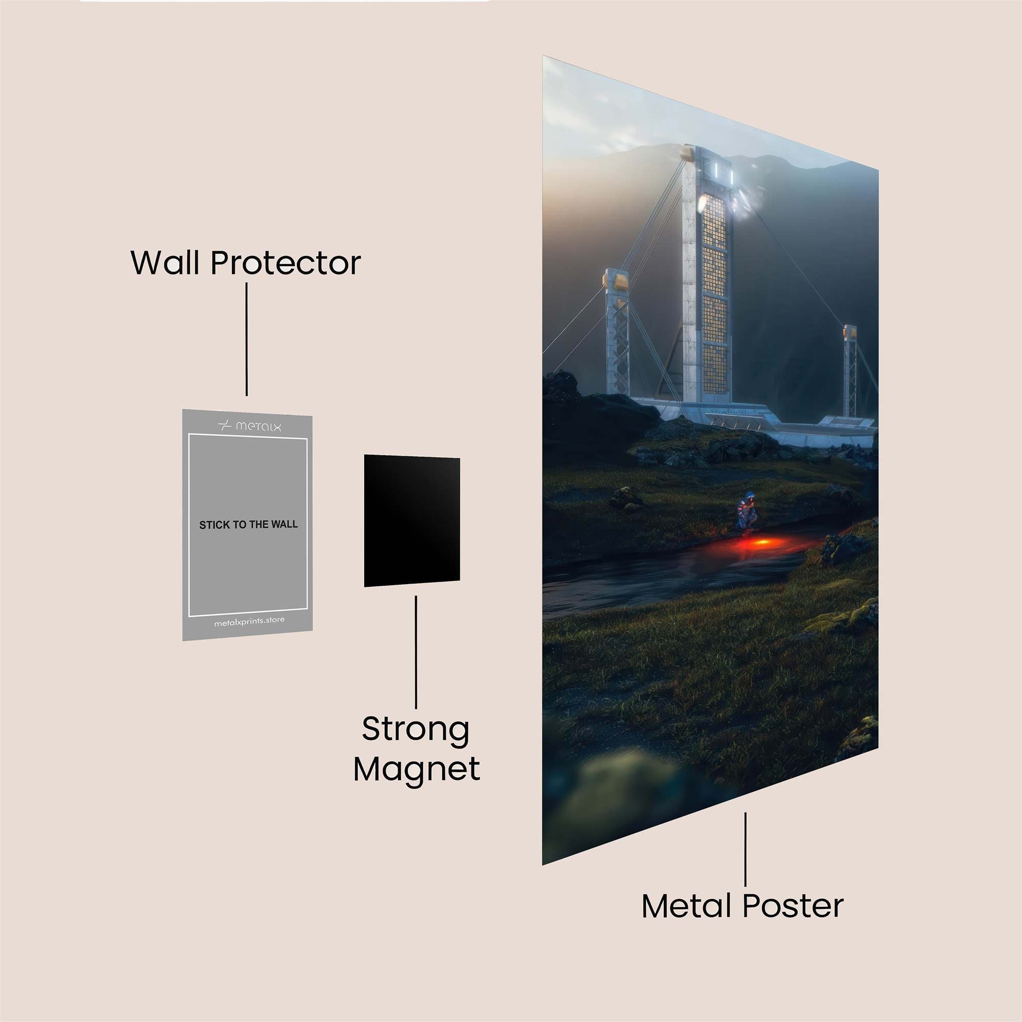 Portal Enigma Safe Wall Magnetic / M