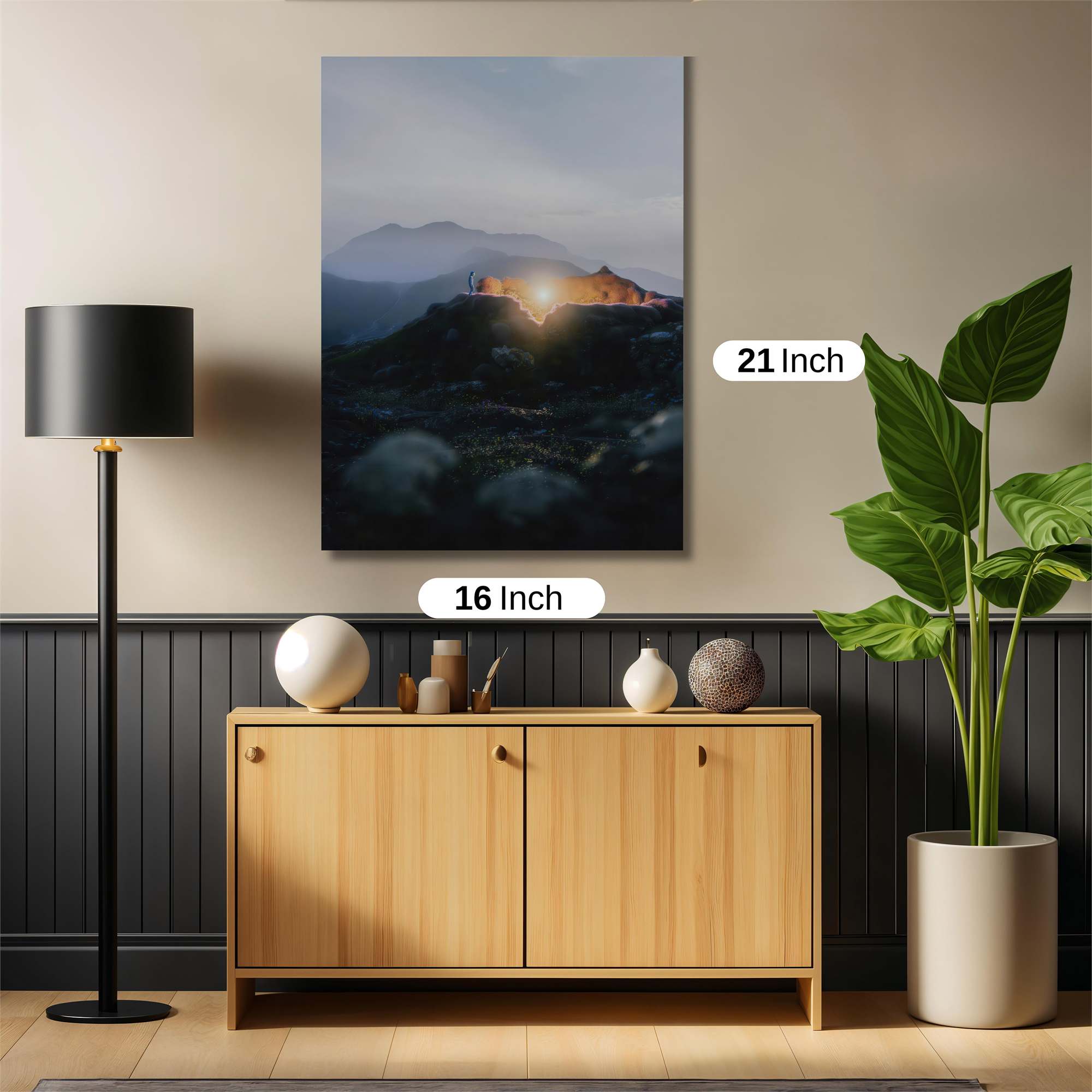 Sunrise Serenity Safe Wall Magnetic / M