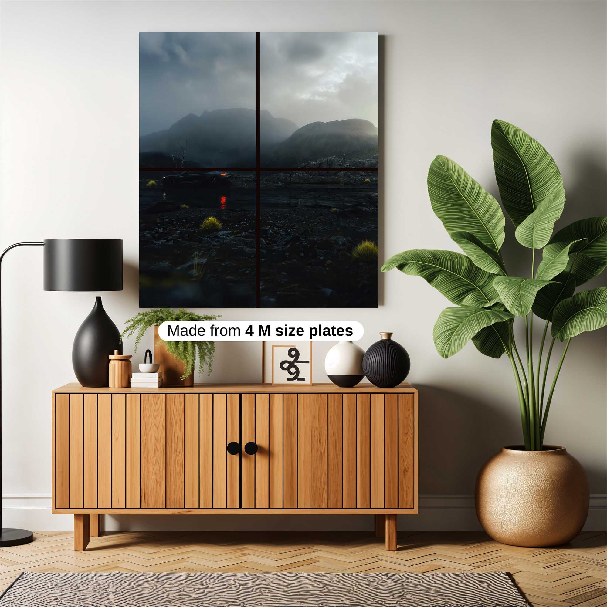 Mountain Gloom Safe Wall Magnetic / M
