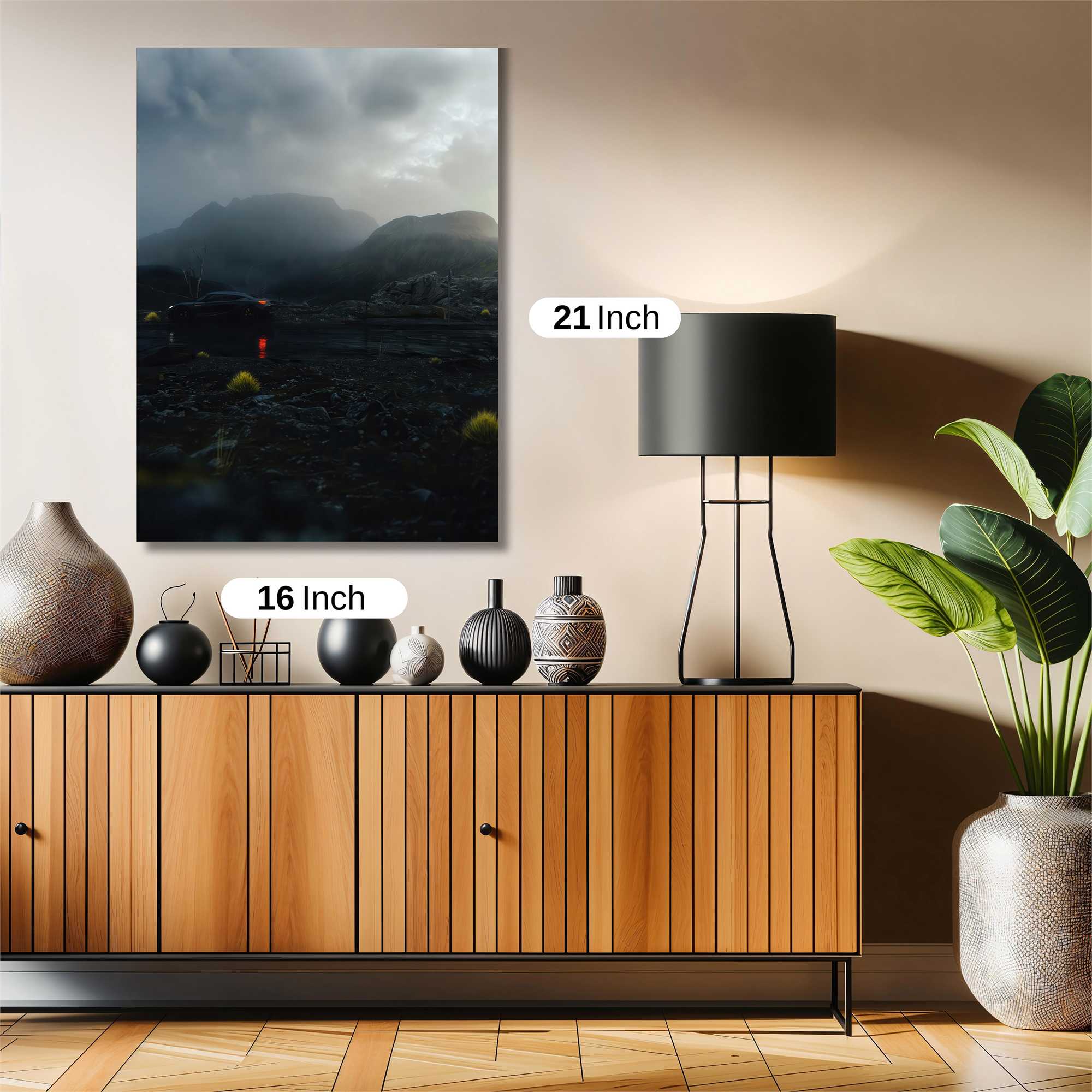 Mountain Gloom Safe Wall Magnetic / M