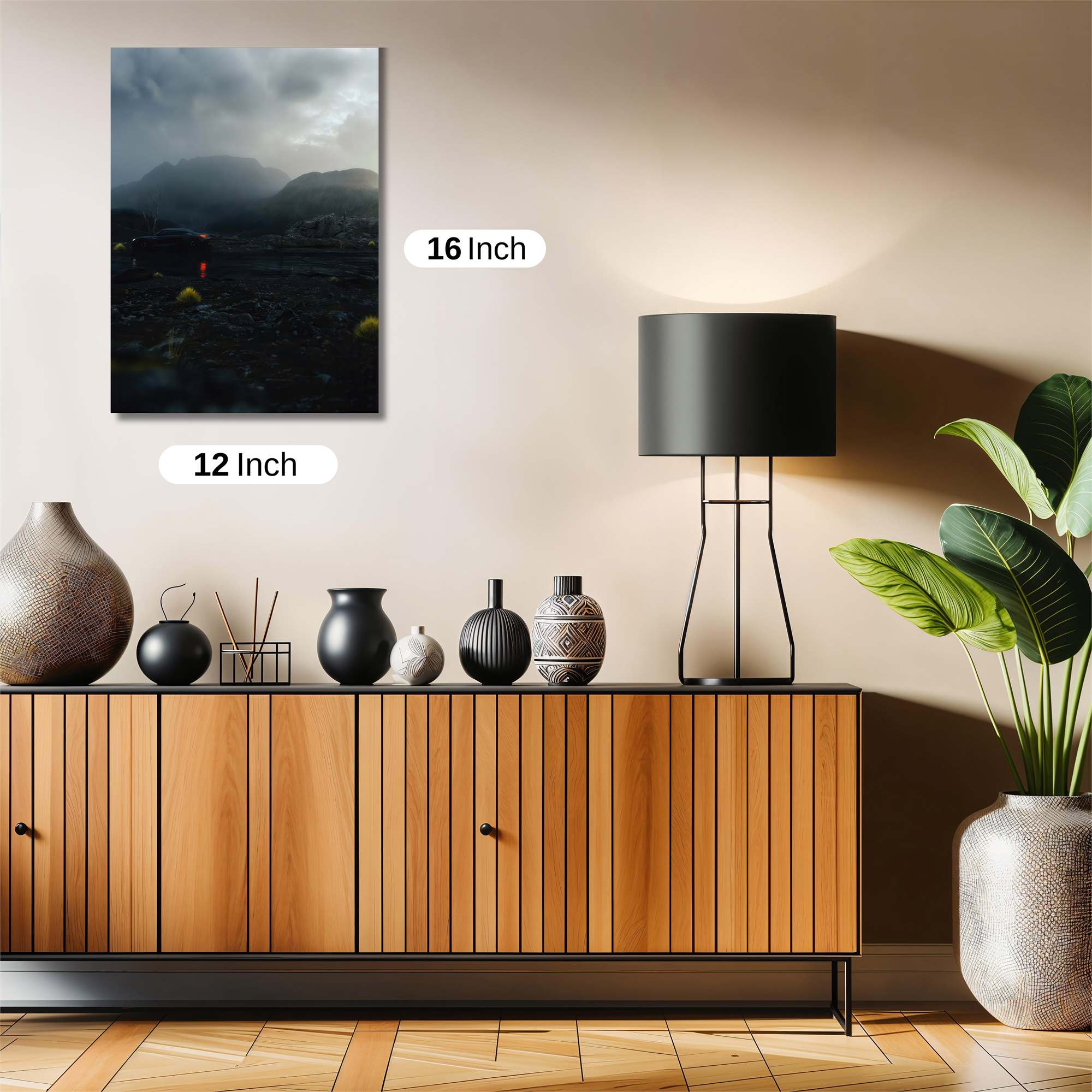 Mountain Gloom Safe Wall Magnetic / M