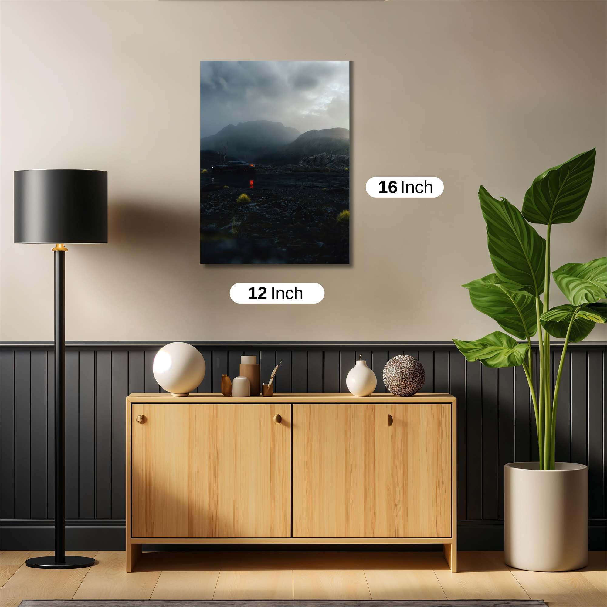 Mountain Gloom Safe Wall Magnetic / M