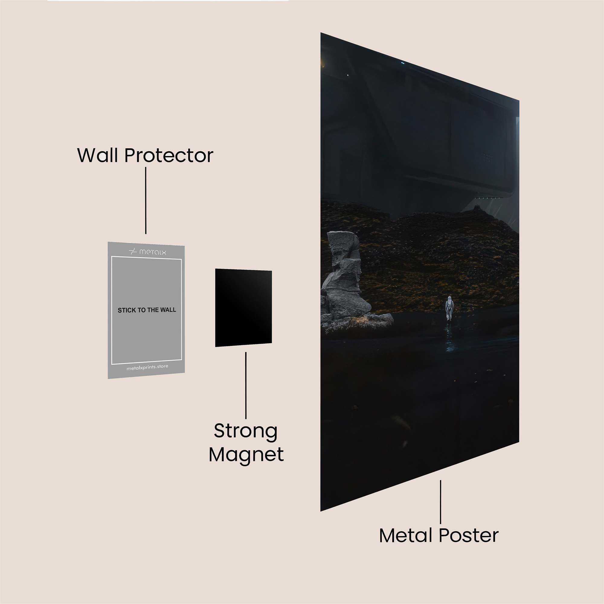 Lightkeeper Serene Safe Wall Magnetic / M